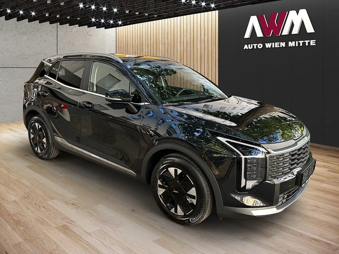 Kia Sportage 1,6 TGDI Silber MY26 NEUES MODELL| AUTO WIEN MITTE Zwart - 1