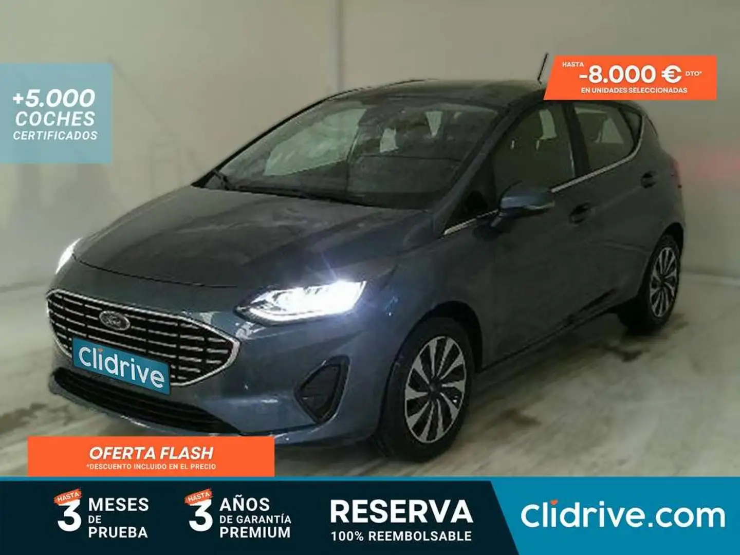Ford Fiesta 1.0 EcoBoost MHEV 92kW(125CV) Active 5p Azul - 1
