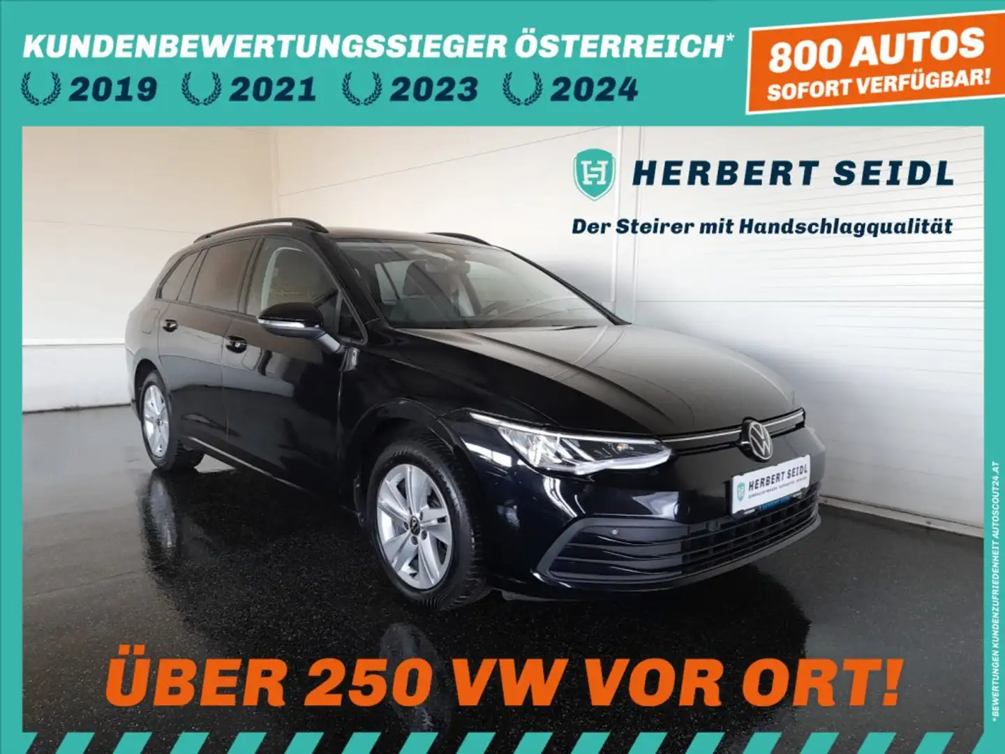 Volkswagen Golf VIII Variant LIFE 2,0 TDI DSG *VIRTUELL PRO / LED / NAVI / ACC / TRAVEL ASSIST* Schwarz - 1