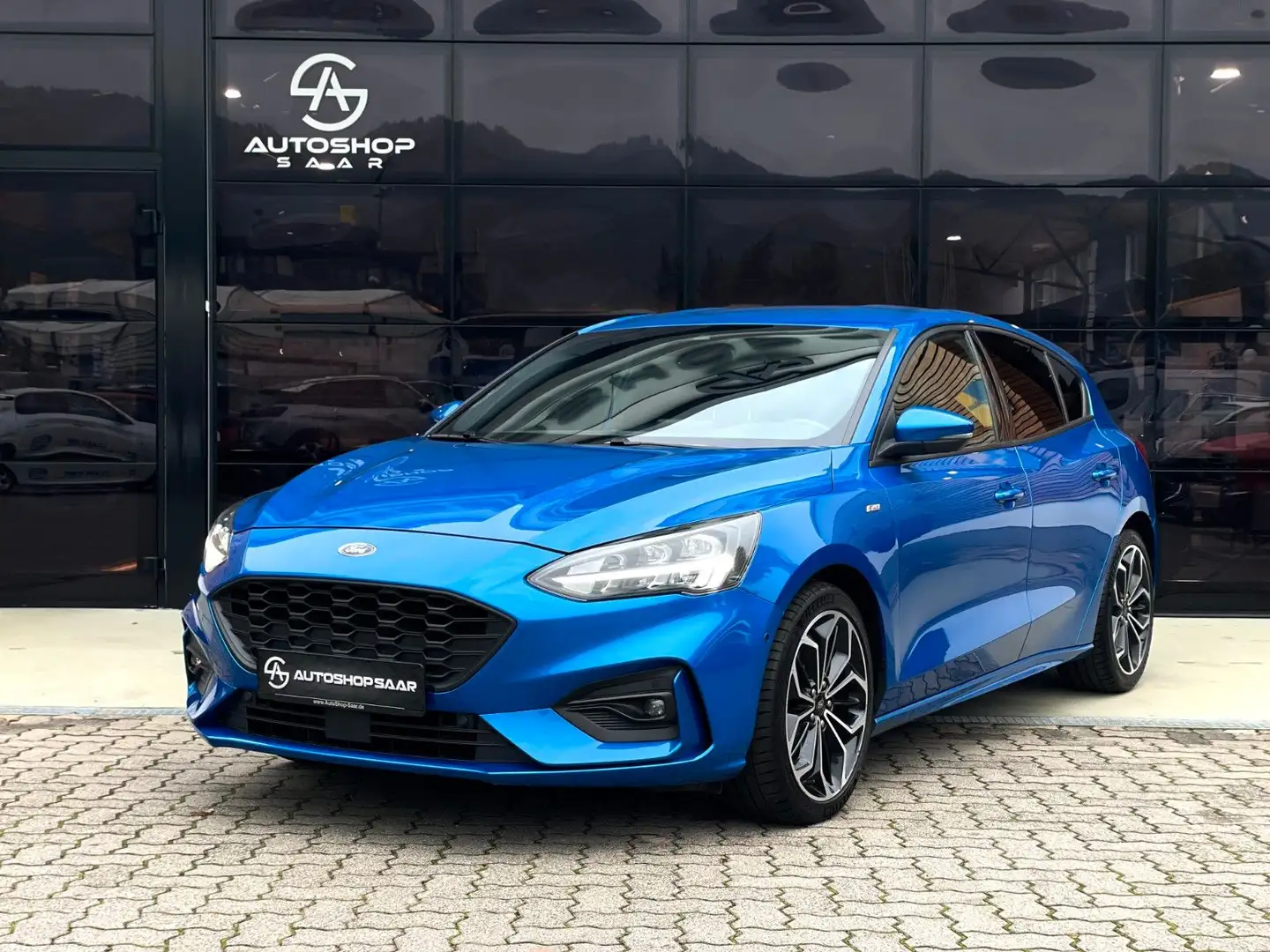 Ford Focus Lim. ST-Line X SHZ/LED/CAM Bleu - 1