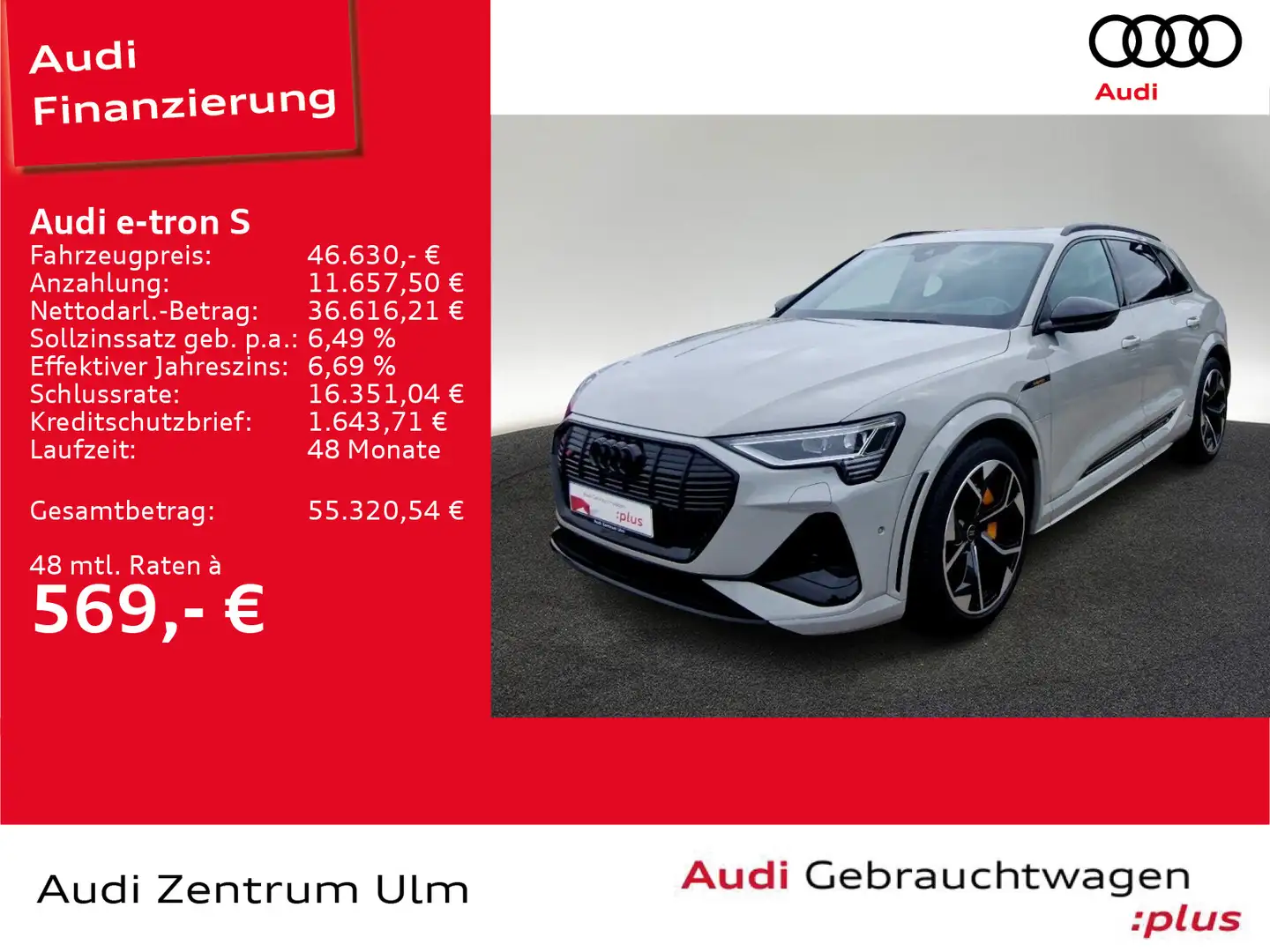 Audi quattro PANO HuD B&O MATRIX LUFT 360KAM Grau - 1