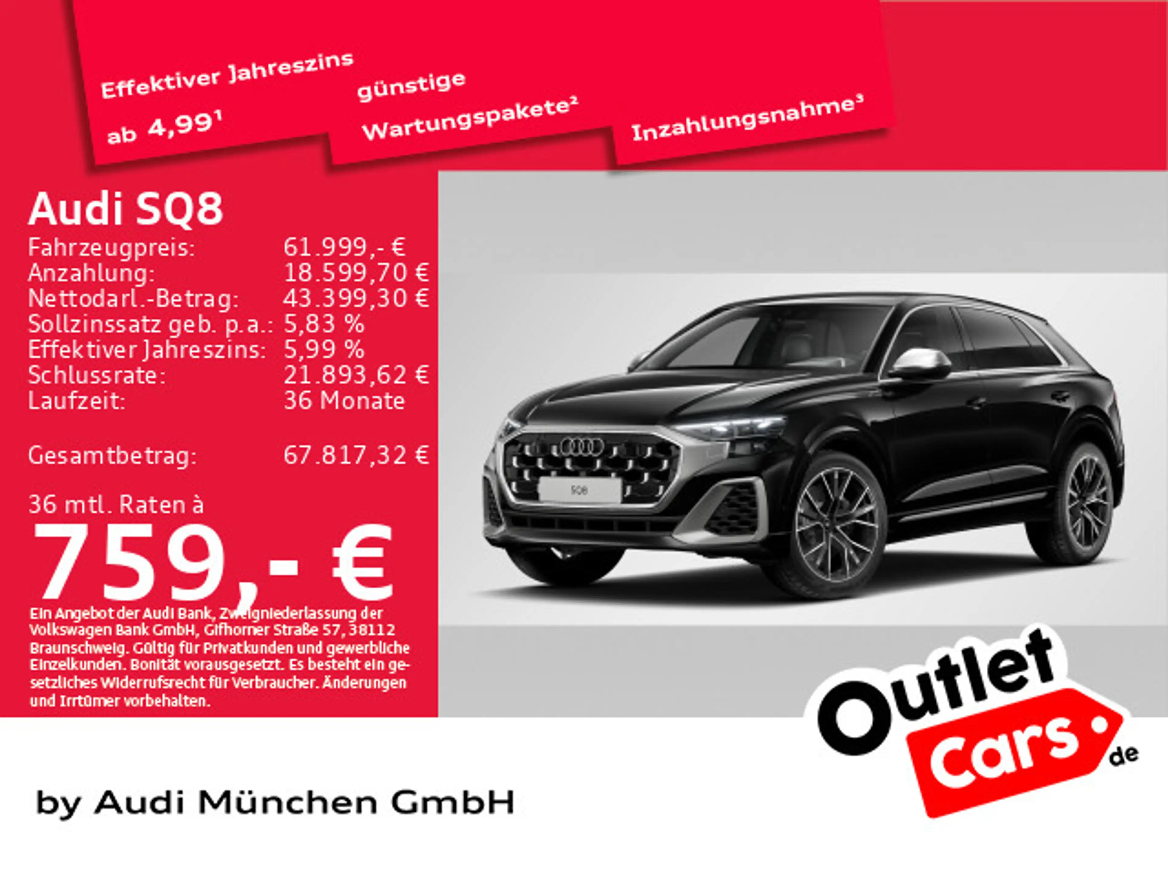 Audi SQ8 TFSI tiptr. AHK/ACC