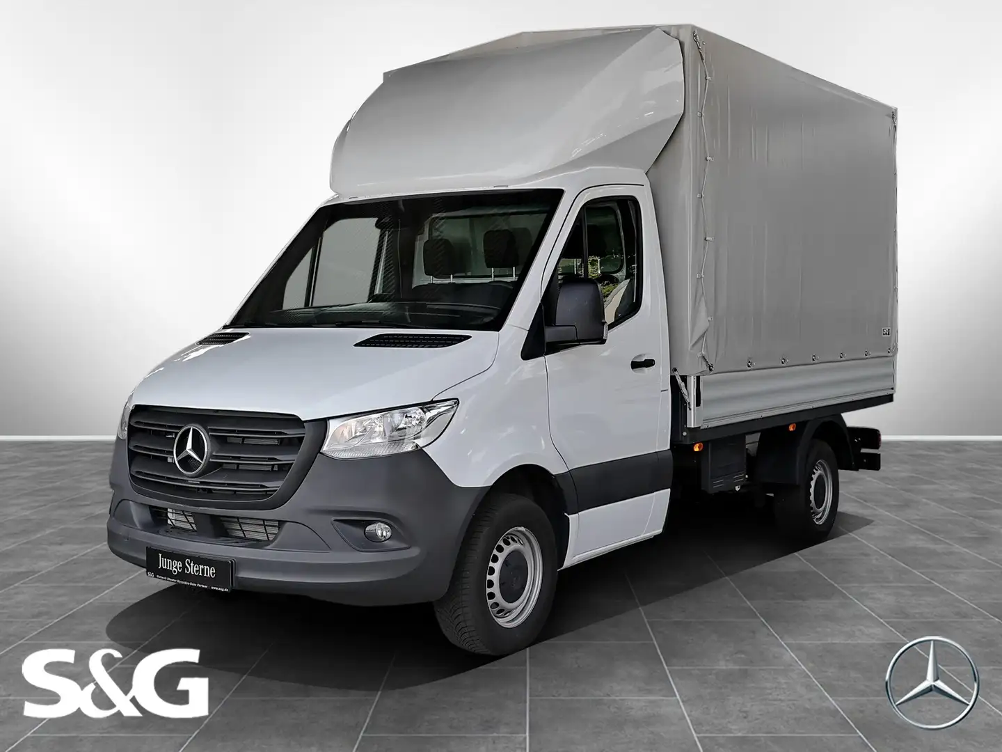 Mercedes-Benz Sprinter 317 CDI Standard MBUX+AHK+Navi Blanc - 1