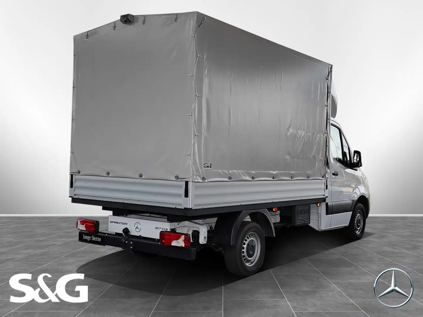 Mercedes-Benz Sprinter 317 CDI Standard MBUX+AHK+Navi Blanc - 2