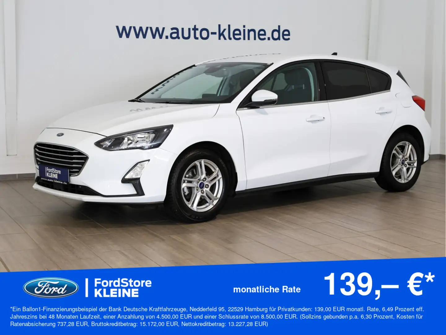 Ford Focus Cool&Connect 1.0l EcoBoost +NAVI Weiß - 1
