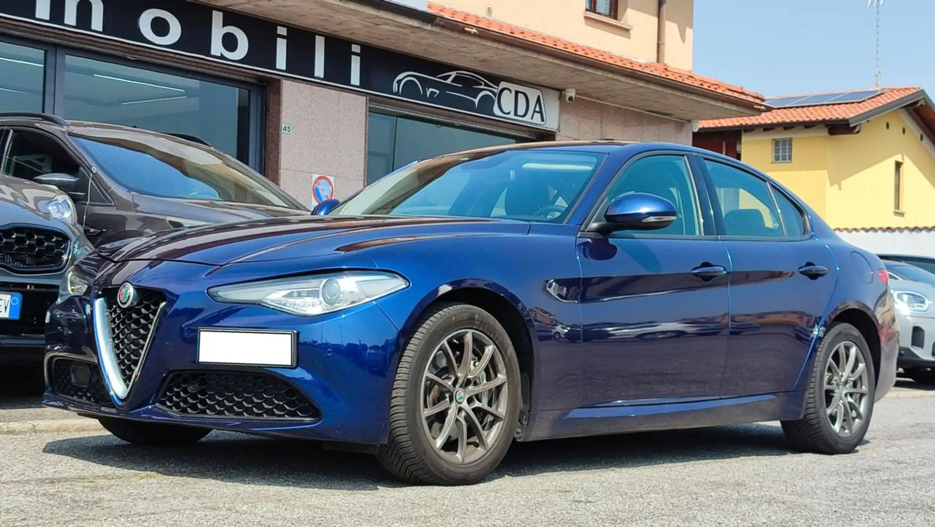 Alfa Romeo Giulia 2.2 TD 180CV AT8 BUSINESS SPORT PELLE-CAMERA Blu/Azzurro - 1