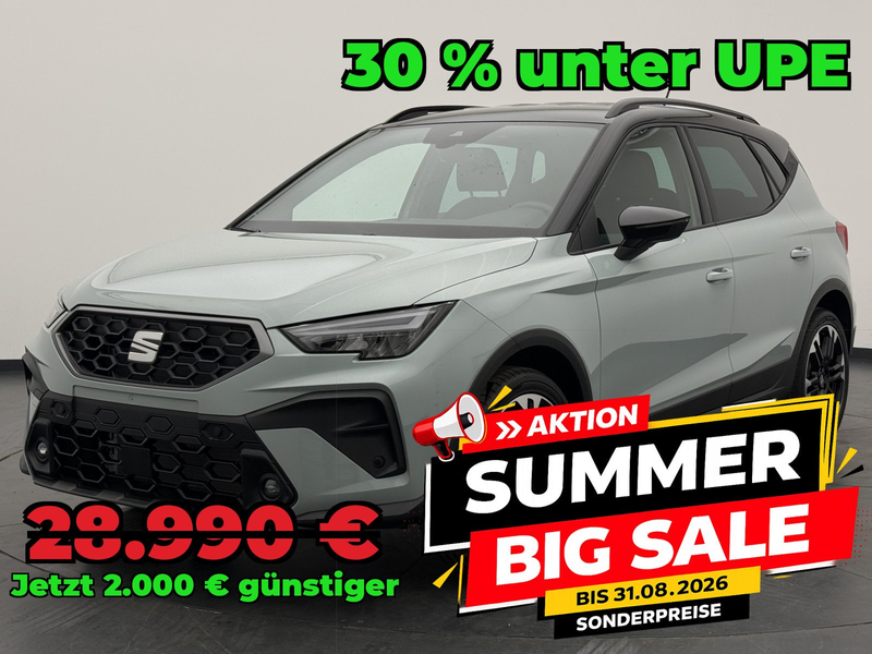 SEAT Arona Arona 1.5 TSI DSG Black Ed.+CAM+NAV+LED+ASSISTS+