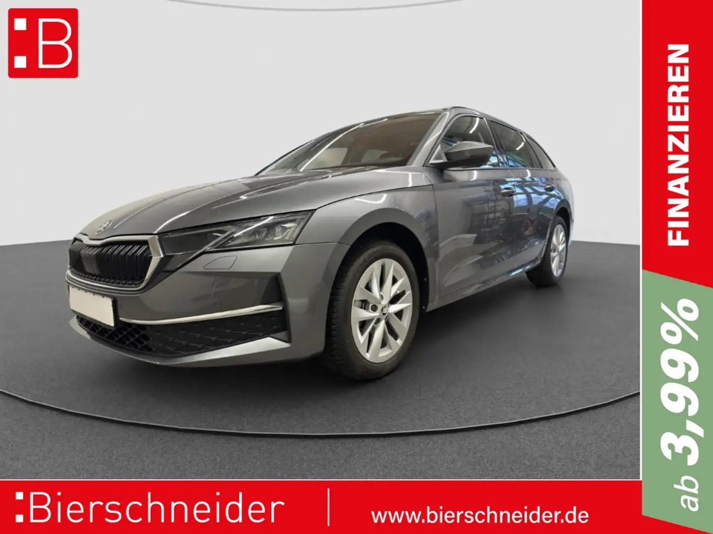Skoda Octavia Combi 1.5 eTSI DSG Selection AB 199EUR PANO MATRIX Grau - 1