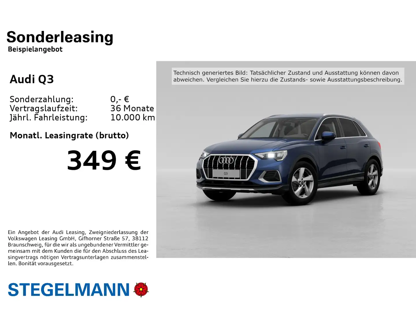 Audi Q3 35 TFSI S-tronic advanced *AHK*LED*Navi*Virtu Blau - 2