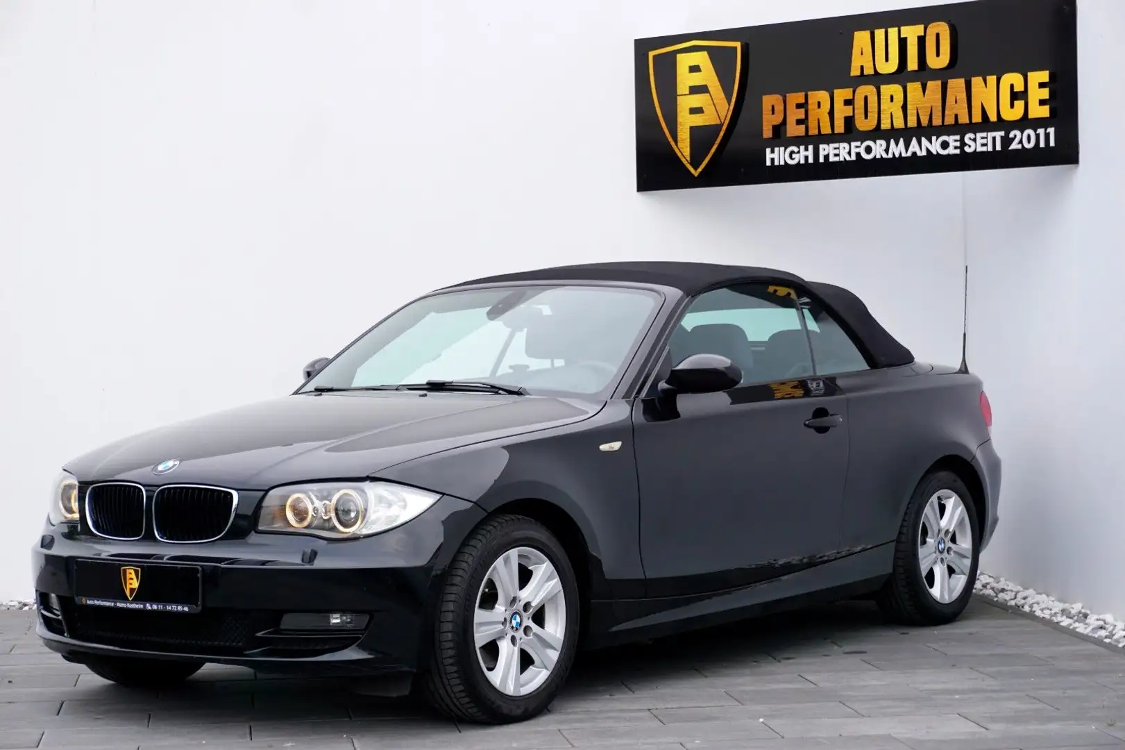 BMW 118 i Cabrio *Xenon~PDC~2.Hd Noir - 1