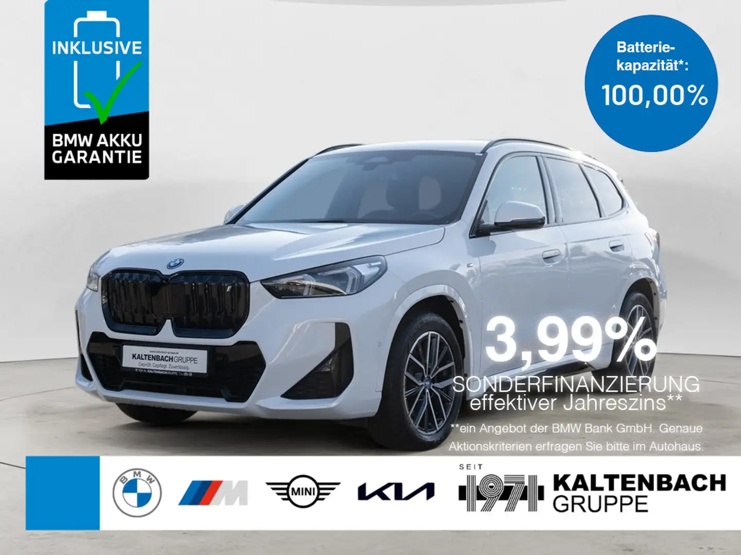 BMW iX1 xDrive 30 M-Sport AHK LED NAVI KAMERA SHZ Blanc - 1