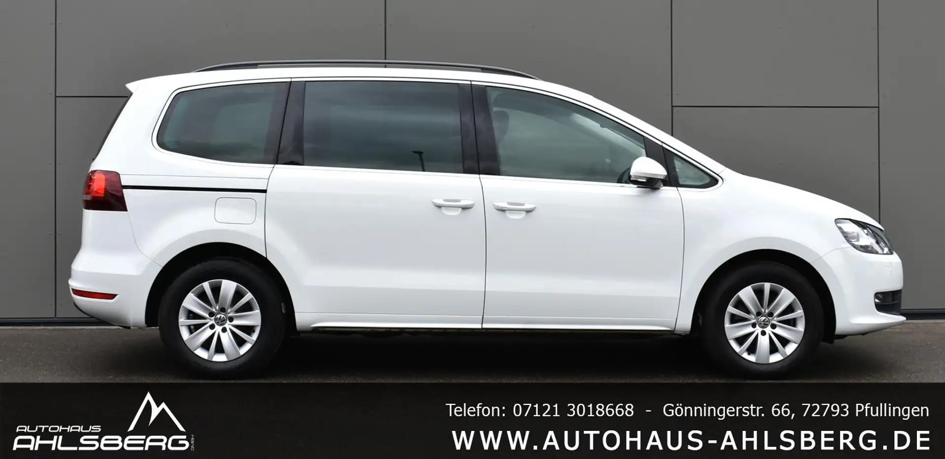Volkswagen Sharan Comfort TSI 7-SI/BI-XENON/ACC/AHK/PANO/DAB Alb - 2
