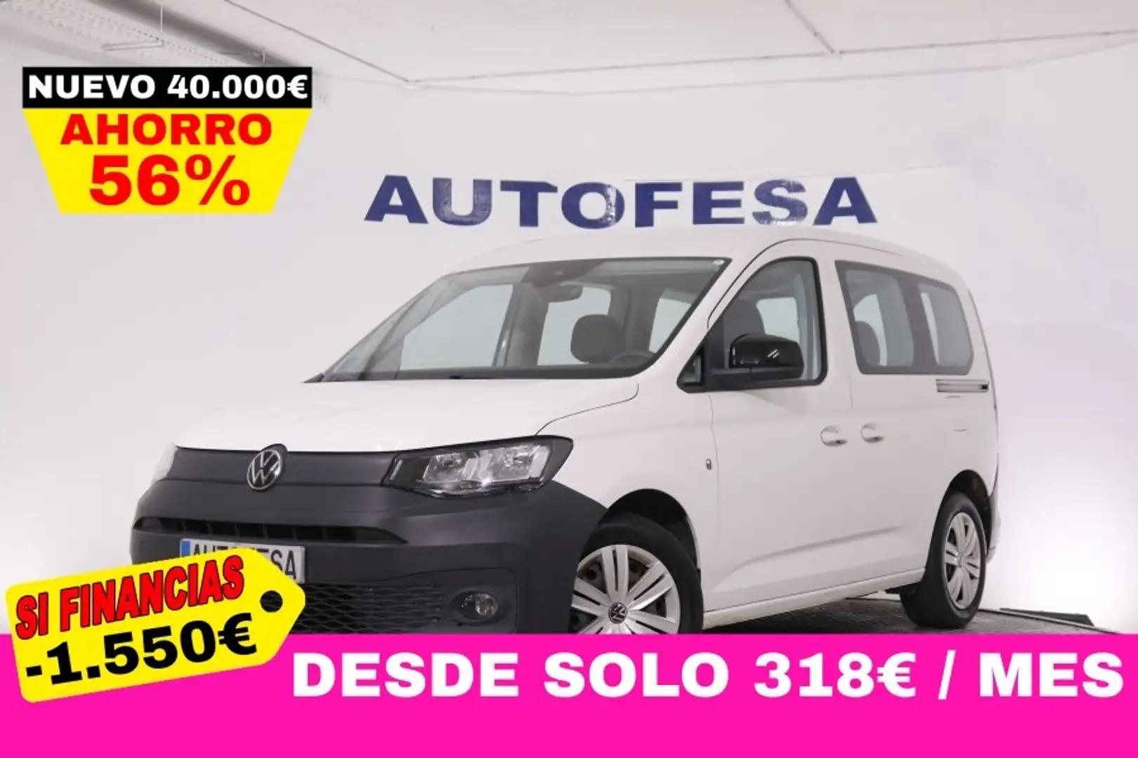 Volkswagen Caddy 2.0 TDI 4MOTION 122CV 5P OPCIONALES 2183 EUR Blanco - 1