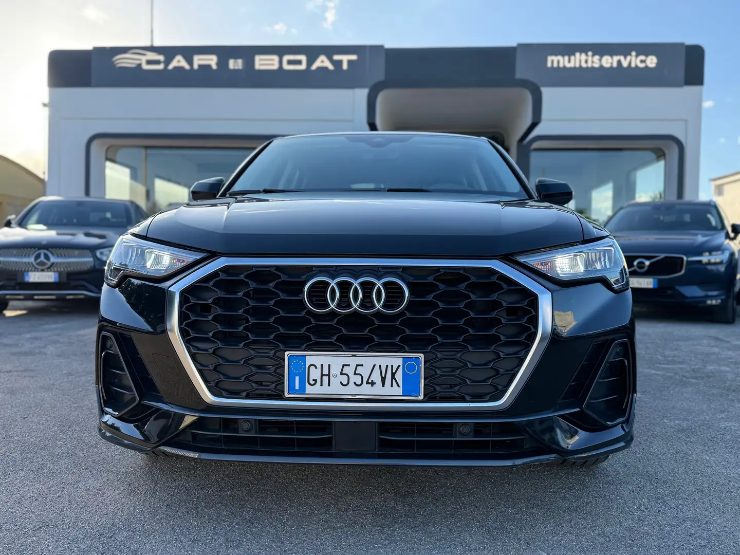 Audi Q3 Q3 I 2019 Sportback 2.0 tdi Business Plus s-tronic Zwart - 2