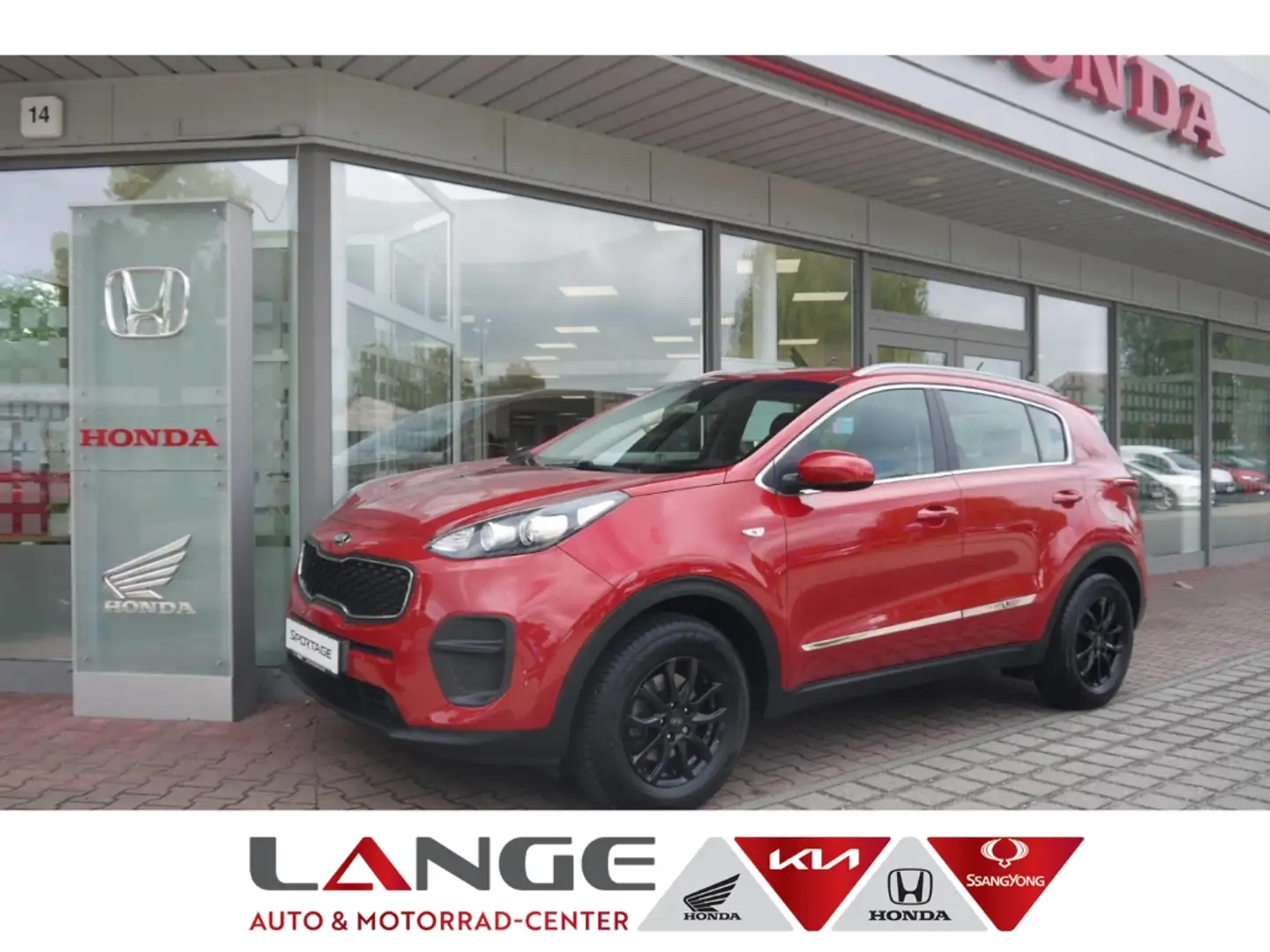 Kia Sportage GDI 1.6 Edition 7 2WD Emotion Alarm Temp Tel.-Vorb Красный - 1