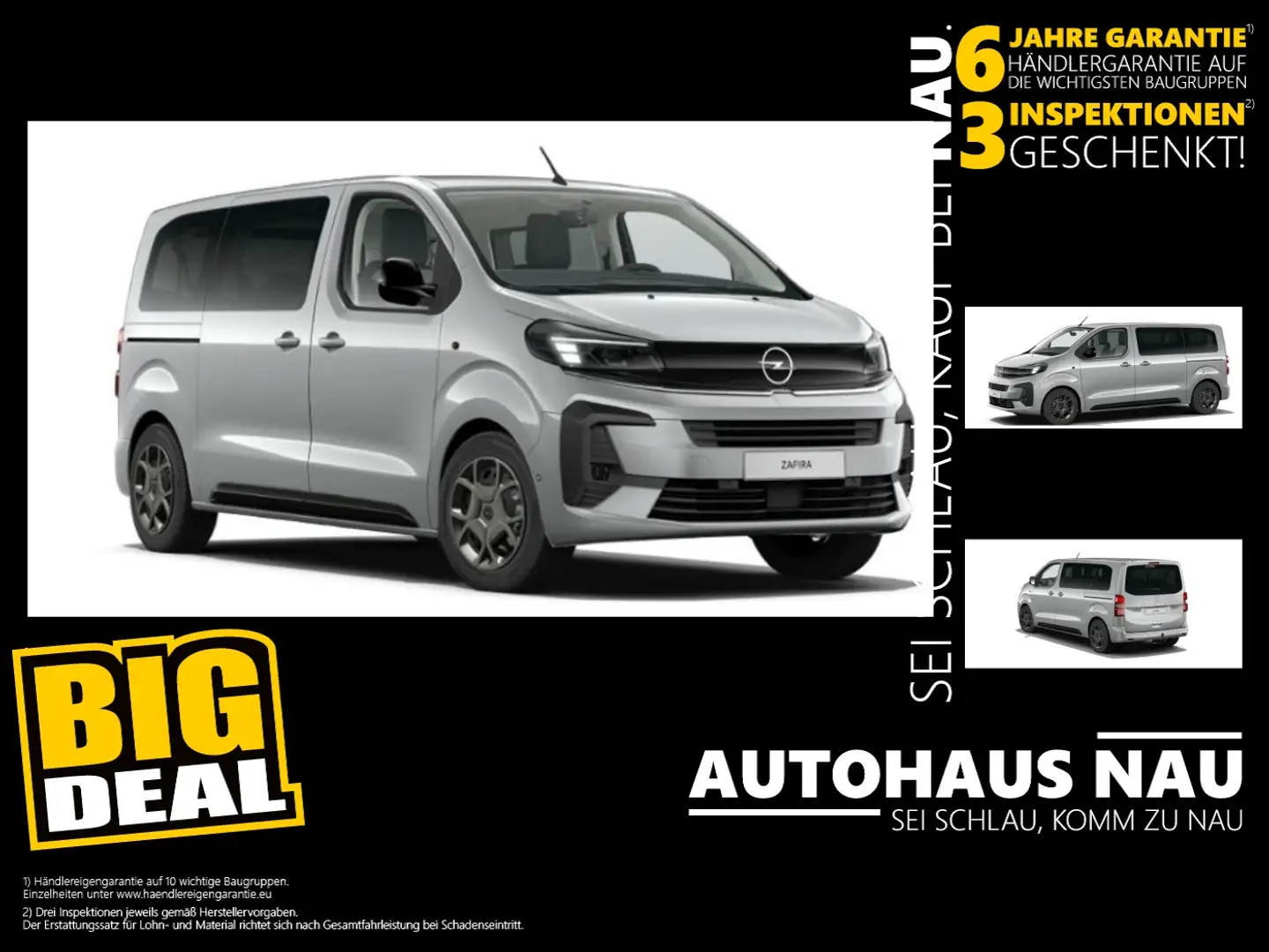 Opel Zafira 2.0 Edition 177 8-Sitze! Anhängerkupplung! Grau - 1