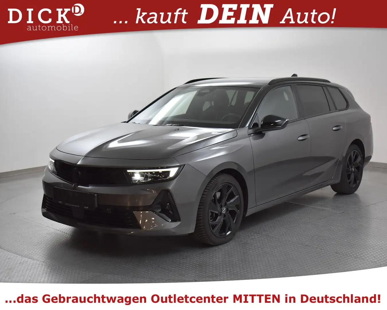 Opel Astra ST L 1.2 Aut GS Line NAV+360+LED+SHZ+VIRTU Grijs - 2