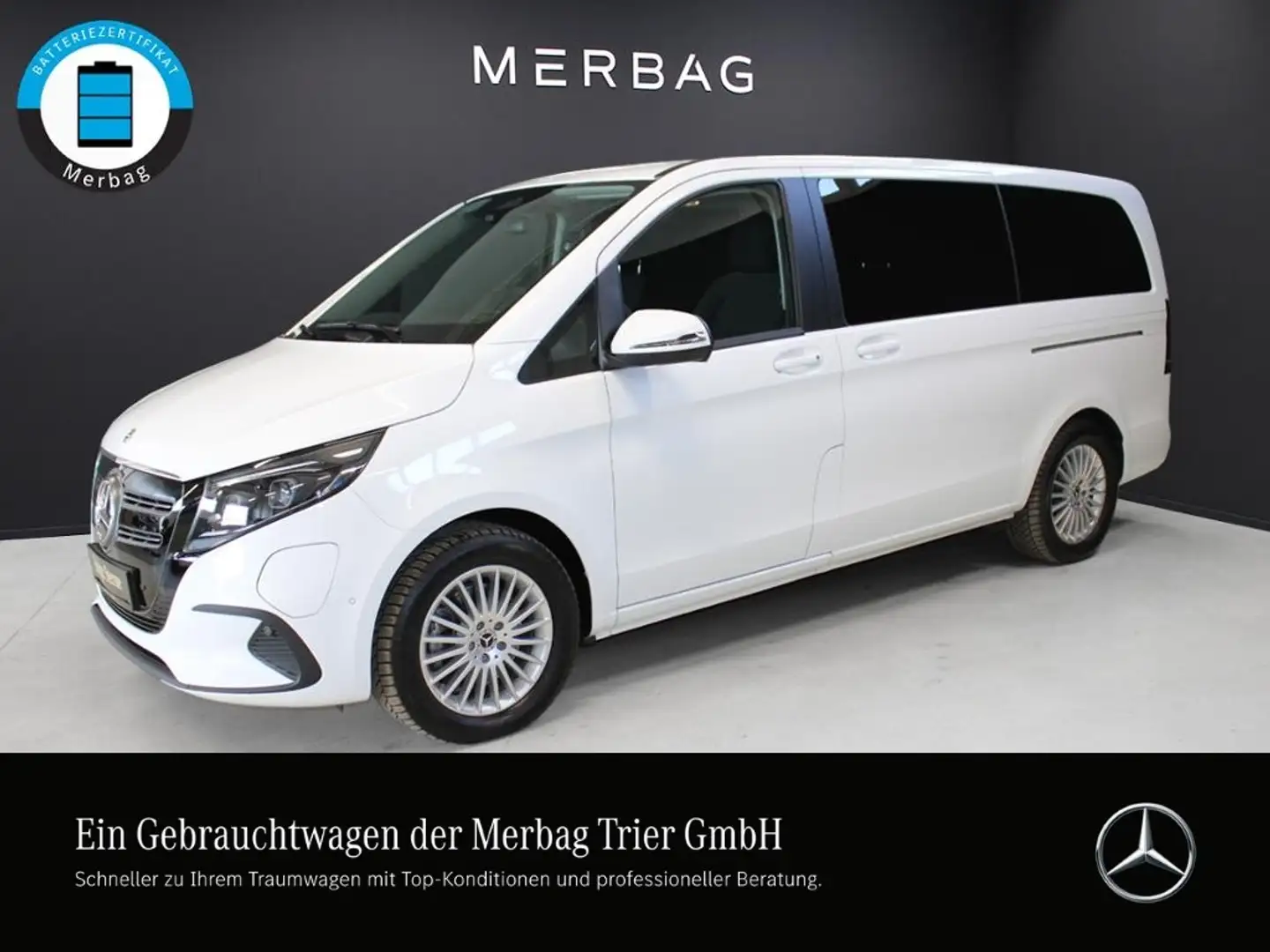 Mercedes-Benz EQV *300 Lang LED Kamera Distron el.Heck 7-Sitz Blanc - 1