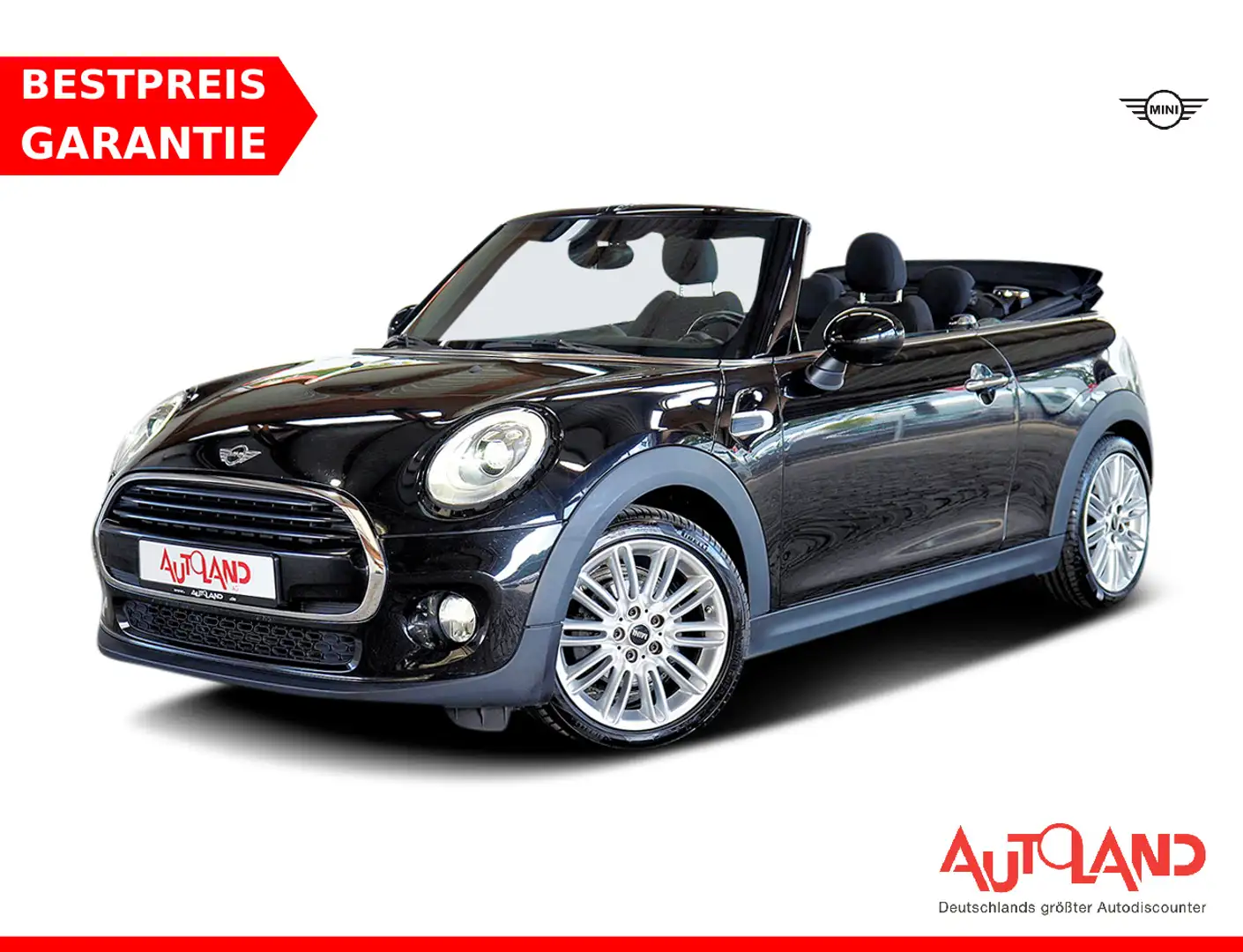 MINI One Cabrio 1.5 Tempomat Sitzheizung Bluetooth PDC Schwarz - 1