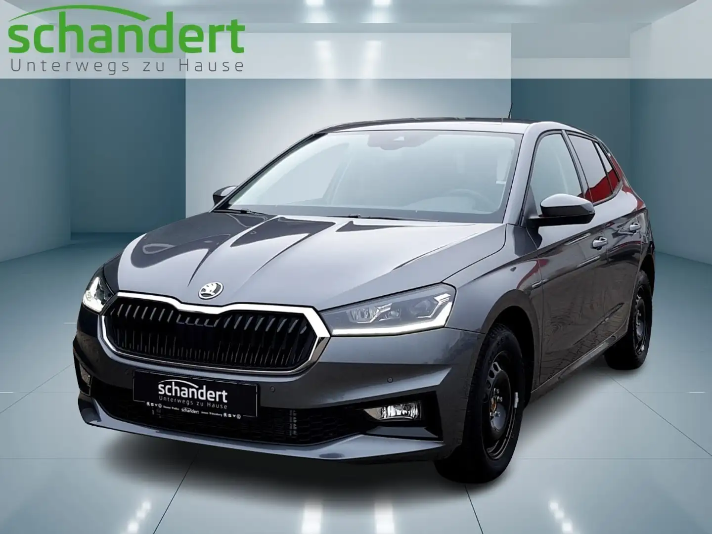 Skoda Fabia 1.0 TSI Tour DSG LED Navi ACC Klimaautomatik Grau - 1