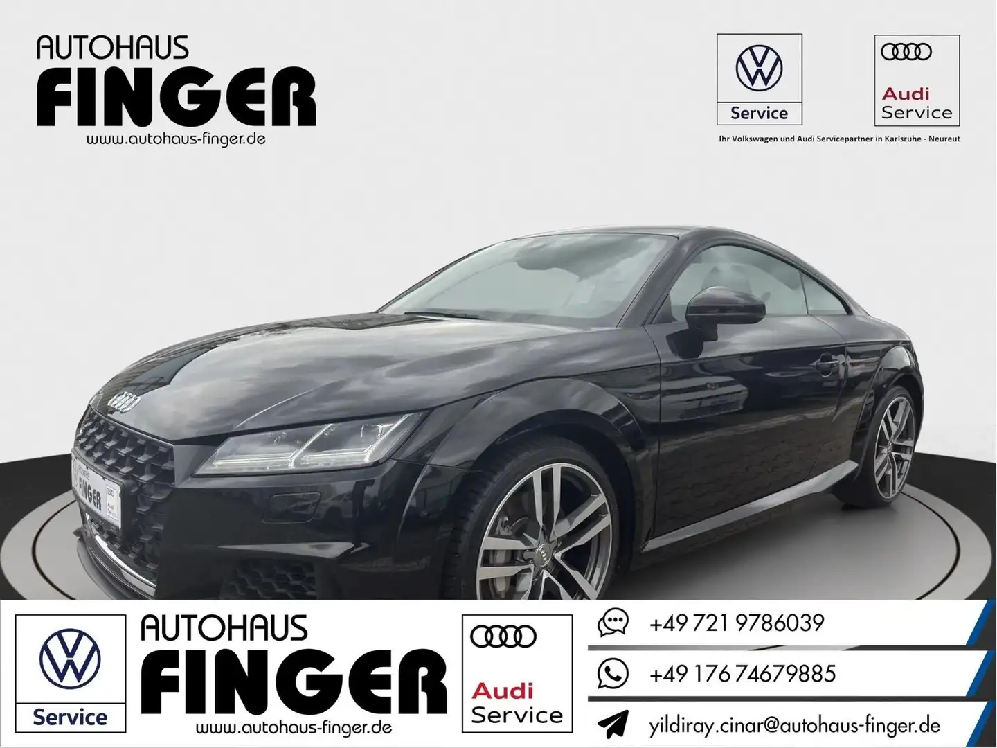 Audi TT Coupe 45 TFSI S tronic*LED/Navi/SHZ/Alcantara Czarny - 1