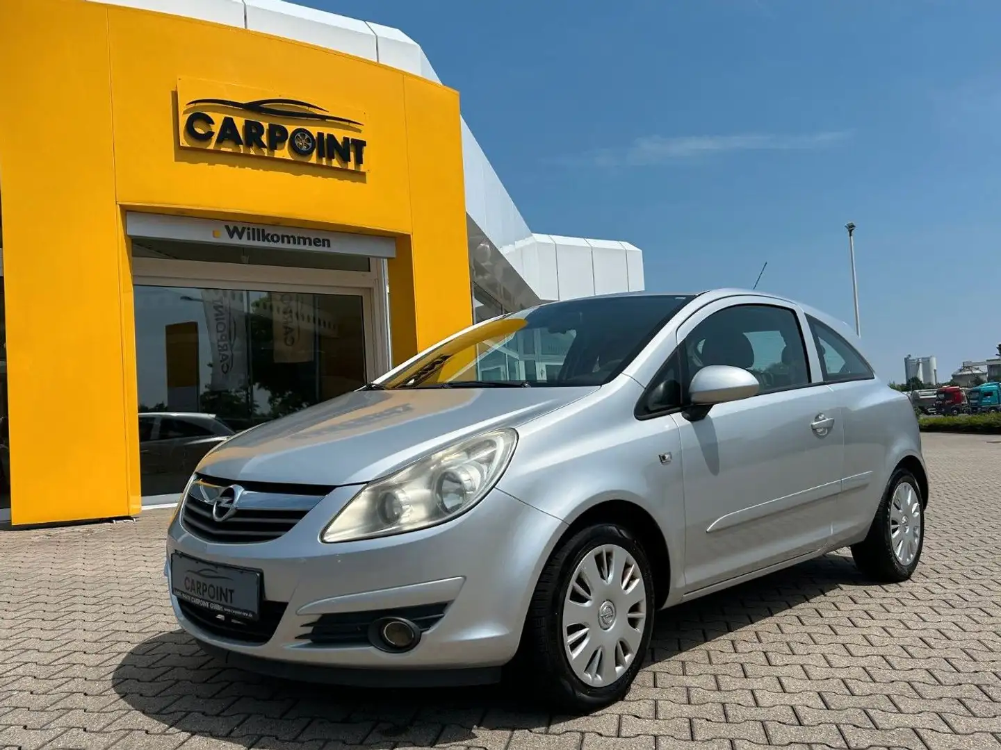 Opel Corsa D 1.2 Edition Klima Radio Tempomat Silber - 1