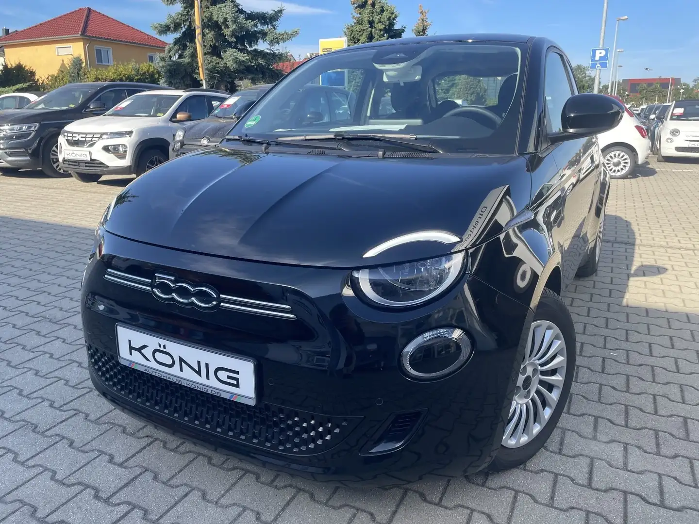 Fiat 500e Neuer 500 320km Reichweite Schwarz - 1