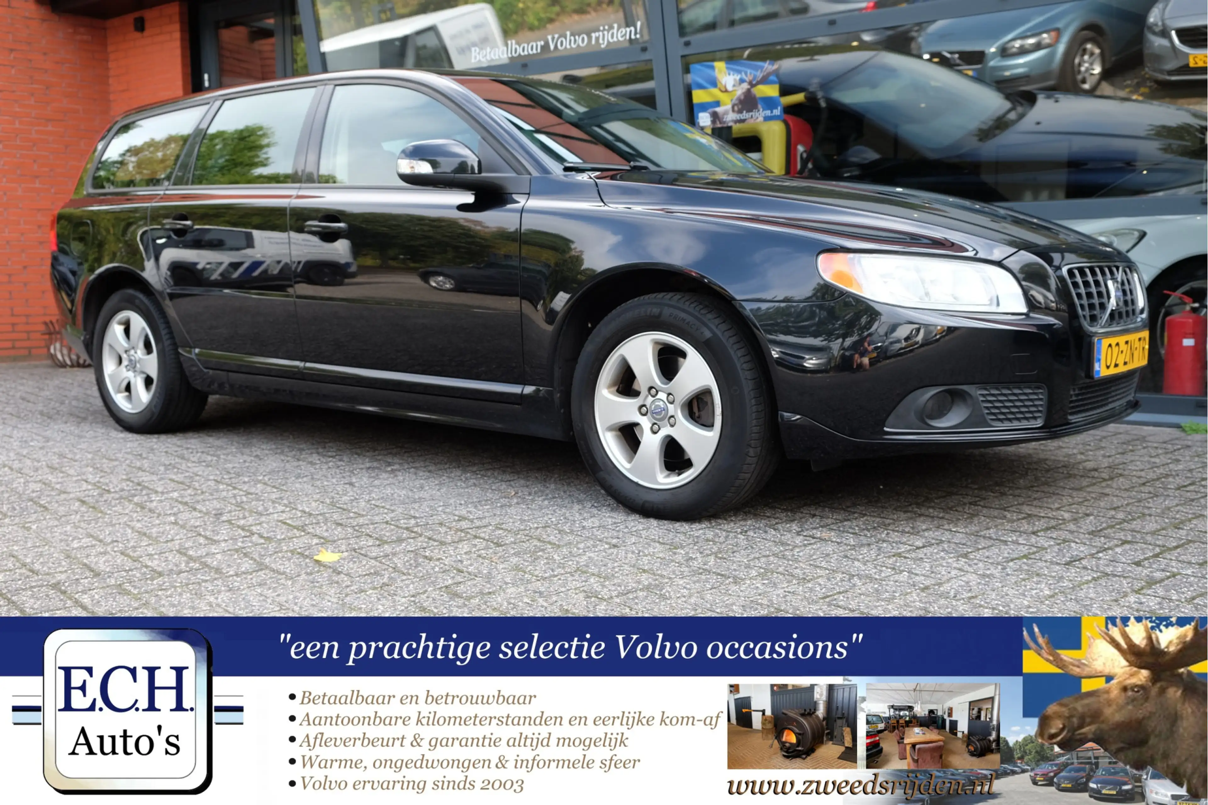 Volvo V70 2.0 benzine 145 pk Momentum, Leer, Trekhaak