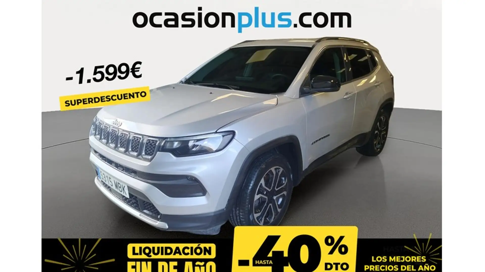 Jeep Compass 1.3 Gse T4 Limited 4x2 130 Gris - 1