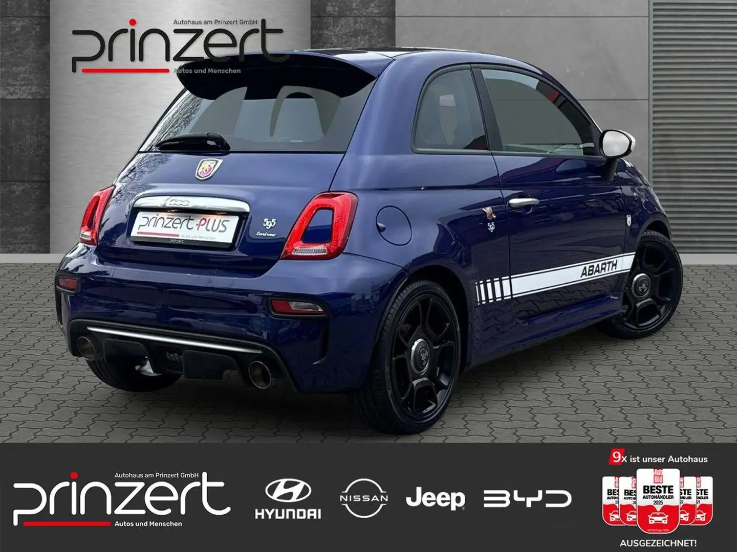 Abarth 595 Turismo 1.4 Turbo "Sportauspuff" "8-Fach" Niebieski - 2