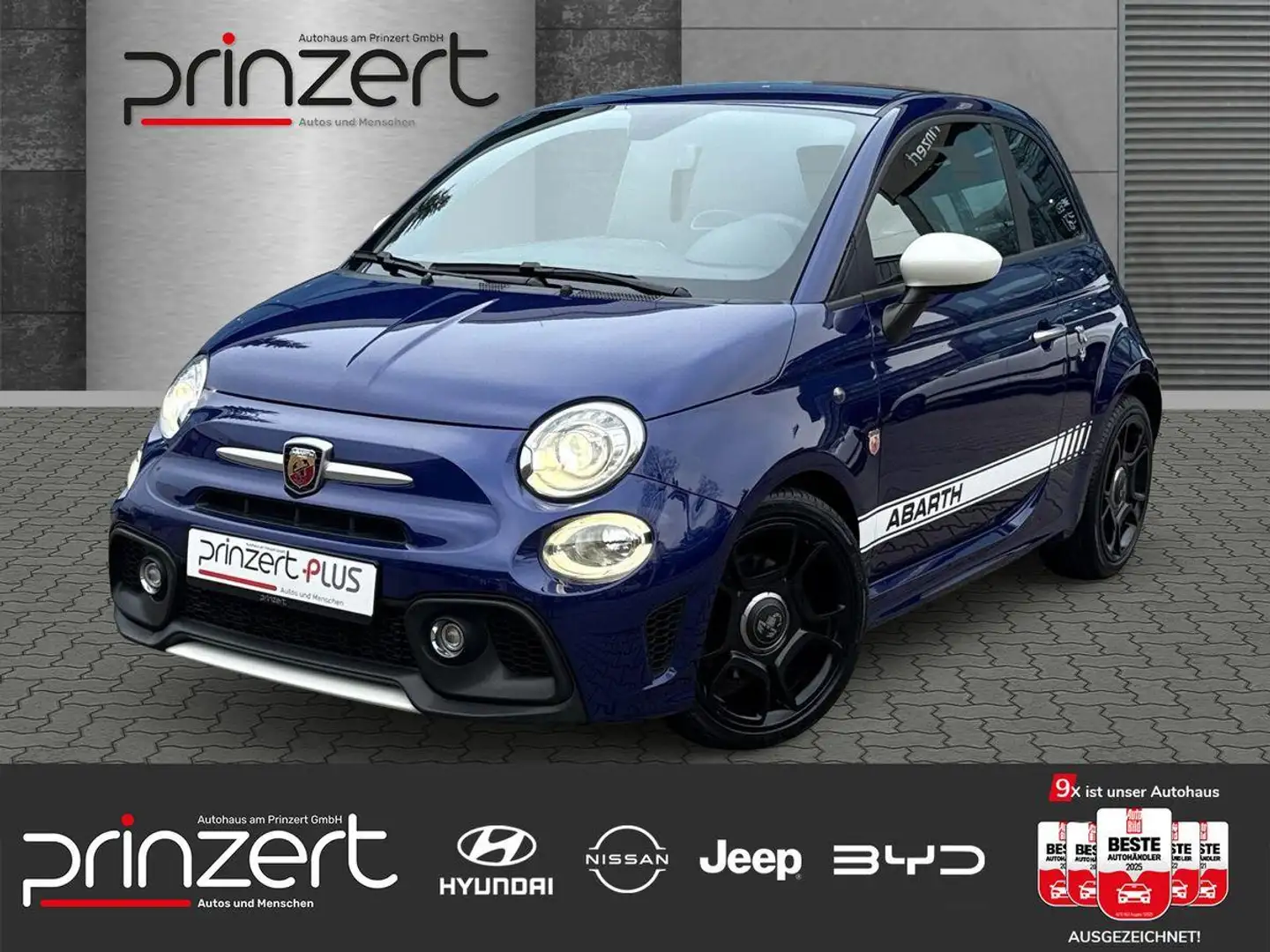 Abarth 595 Turismo 1.4 Turbo "Sportauspuff" "8-Fach" Niebieski - 1