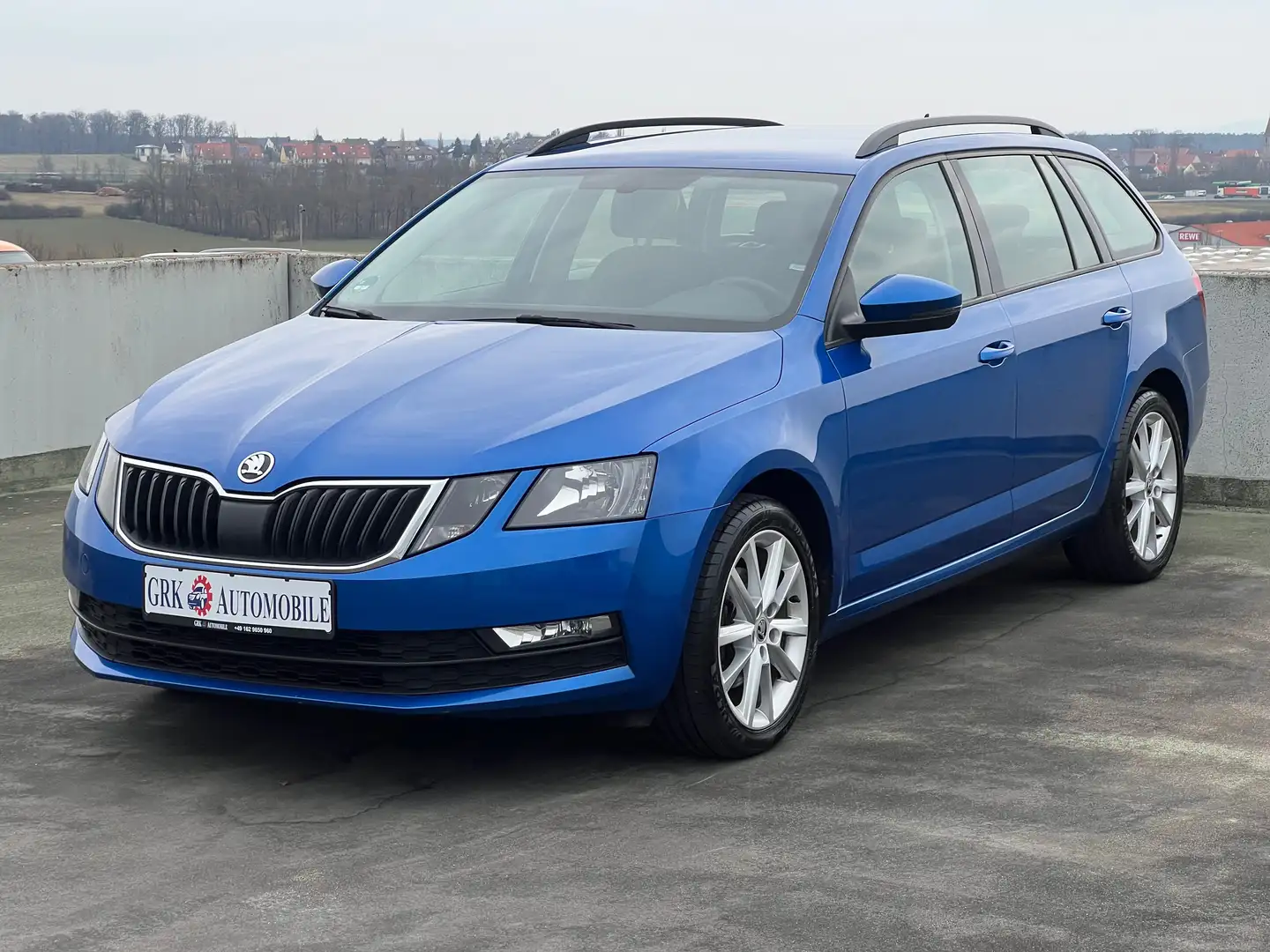 Skoda Octavia 2.0TDI 150PS DSG Ambition Alu PDC AHK 1-Hand Blau - 2