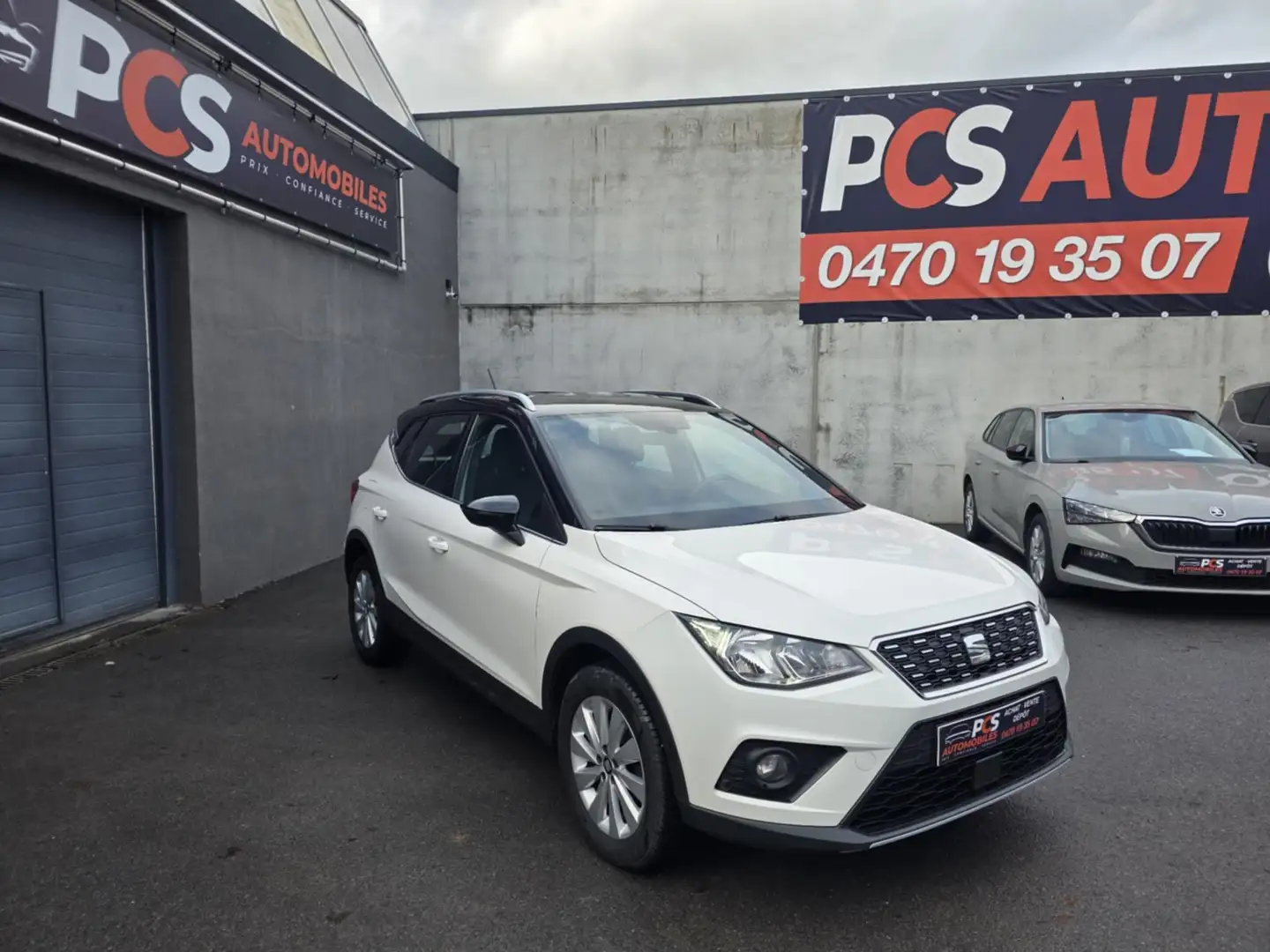 SEAT Arona 1.6 CR TDI Xcellence*CAMERA*GPS*SIEGES CHAUFFANTS Blanc - 2