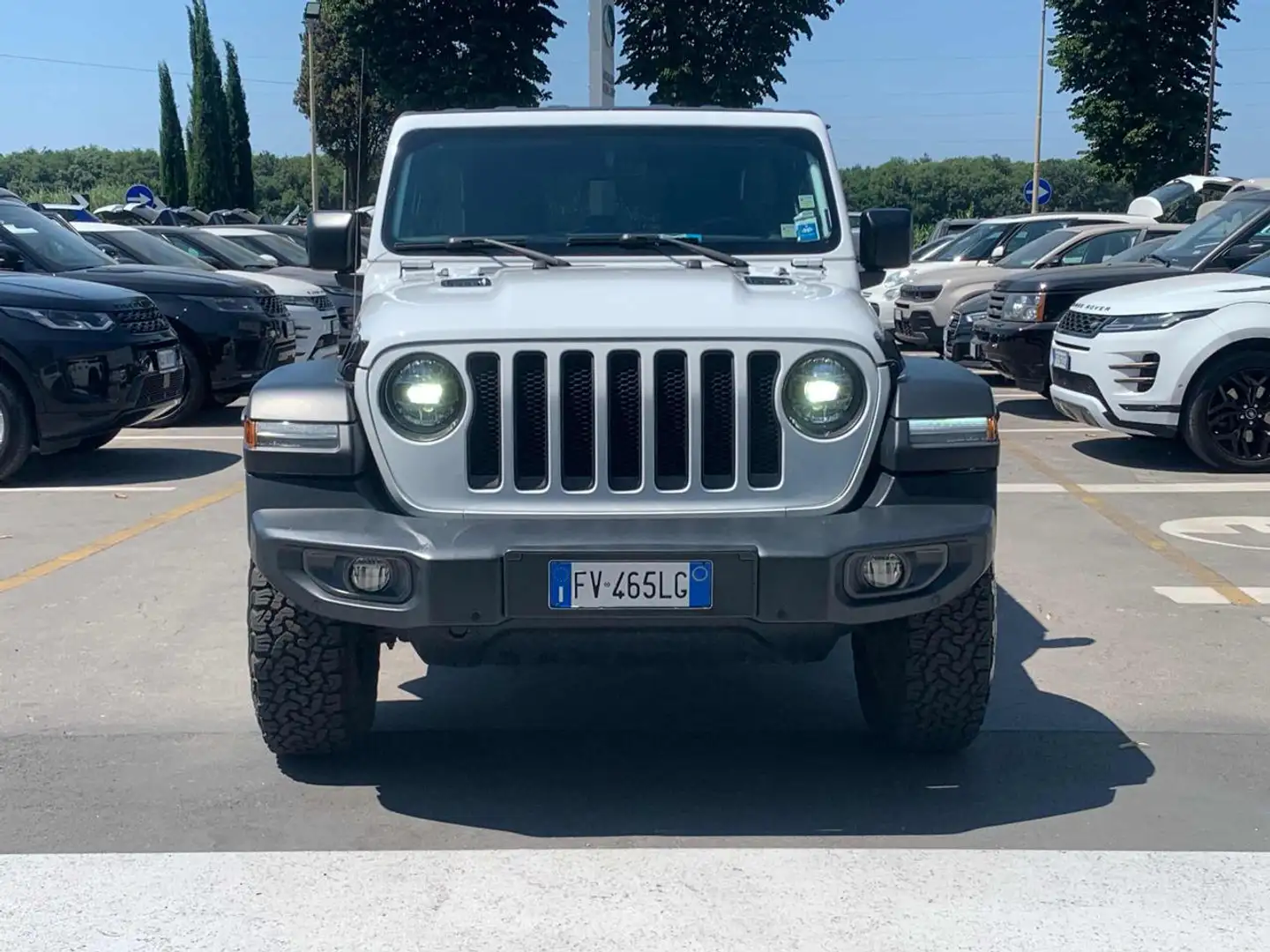 Jeep Wrangler Unlimited 2.2 Mjt II Rubicon Blanc - 1