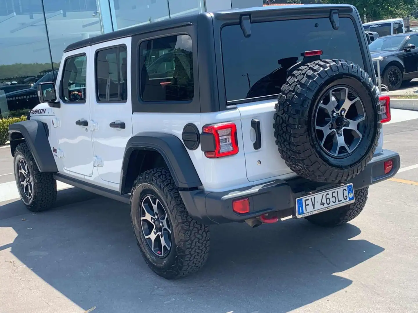 Jeep Wrangler Unlimited 2.2 Mjt II Rubicon Blanc - 2