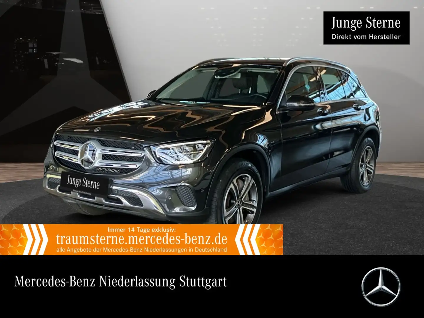 Mercedes-Benz GLC 300 e 4M PANO+AHK+LED+FAHRASS+KAMERA+KEYLESS Grau - 1