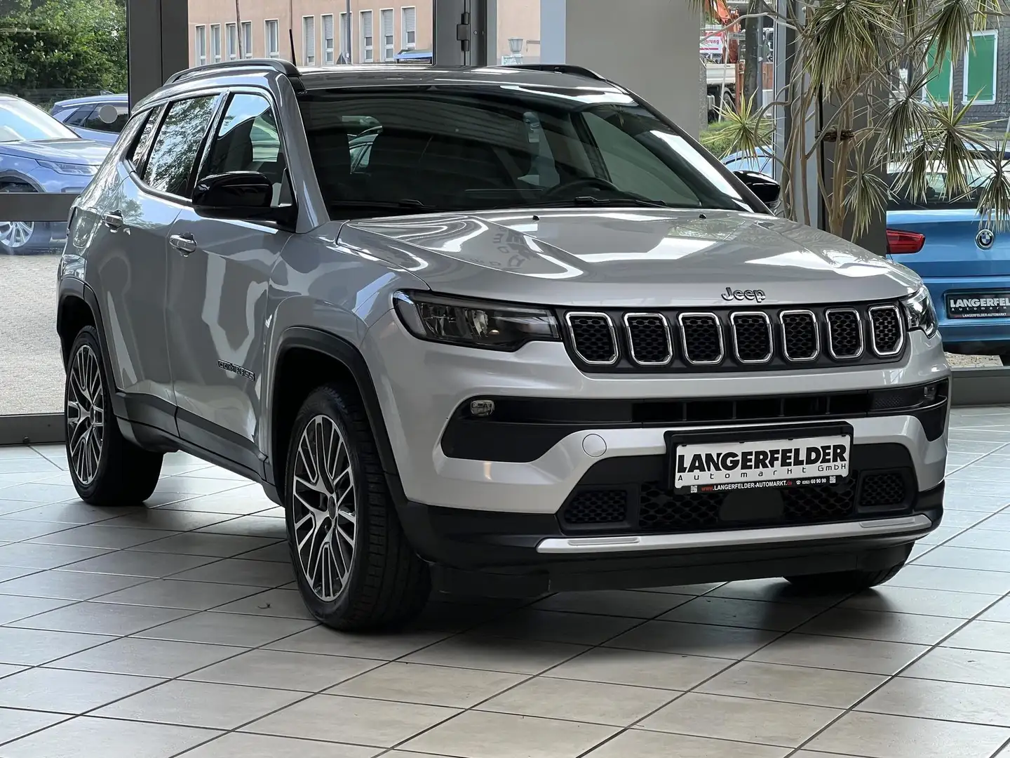 Jeep Compass Compass 1.3 PHEV Limited PANO KAMERA SPUR VIRTUAL Argento - 1