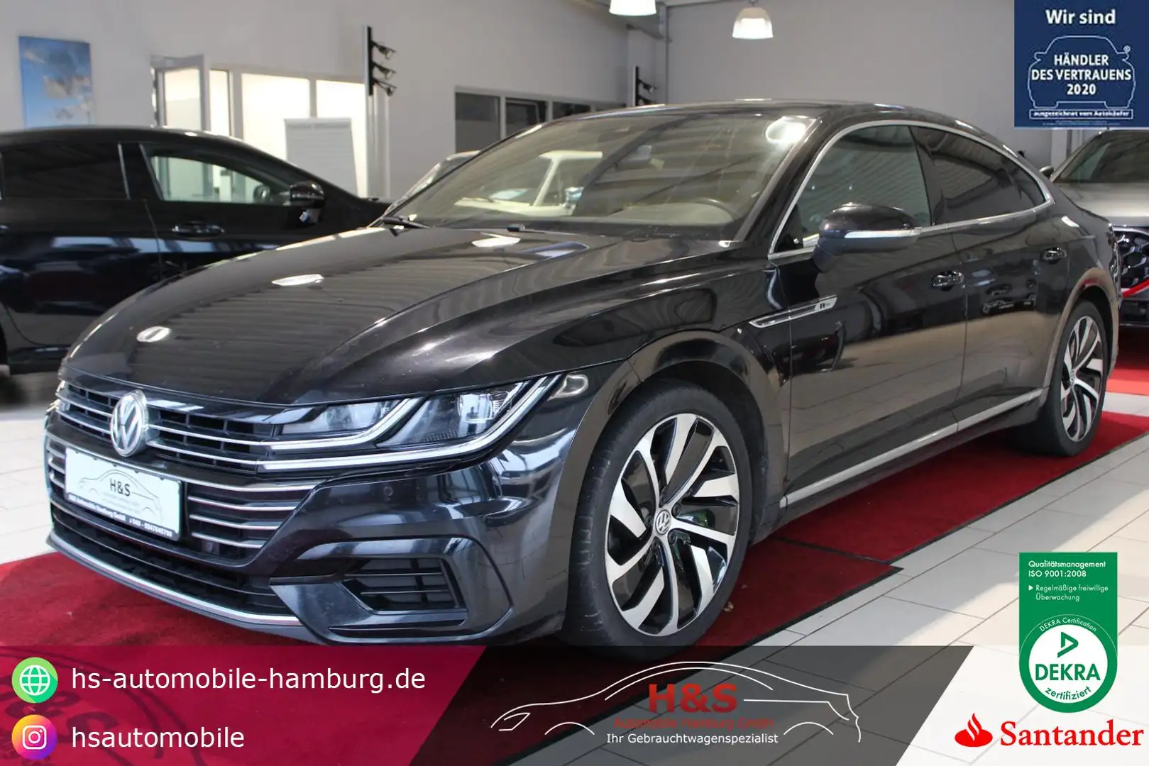 Volkswagen Arteon R-Line Schwarz - 1