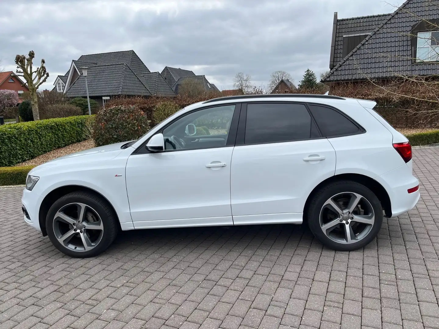 Audi Q5 2.0 TDI  quattro S line ((20"+ACC+Pano+AHK)) Weiß - 1