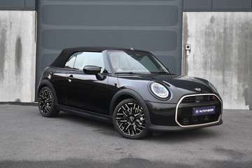 Mini Cooper S Cabrio / Dodehoek/ Wit leder/ Camera
