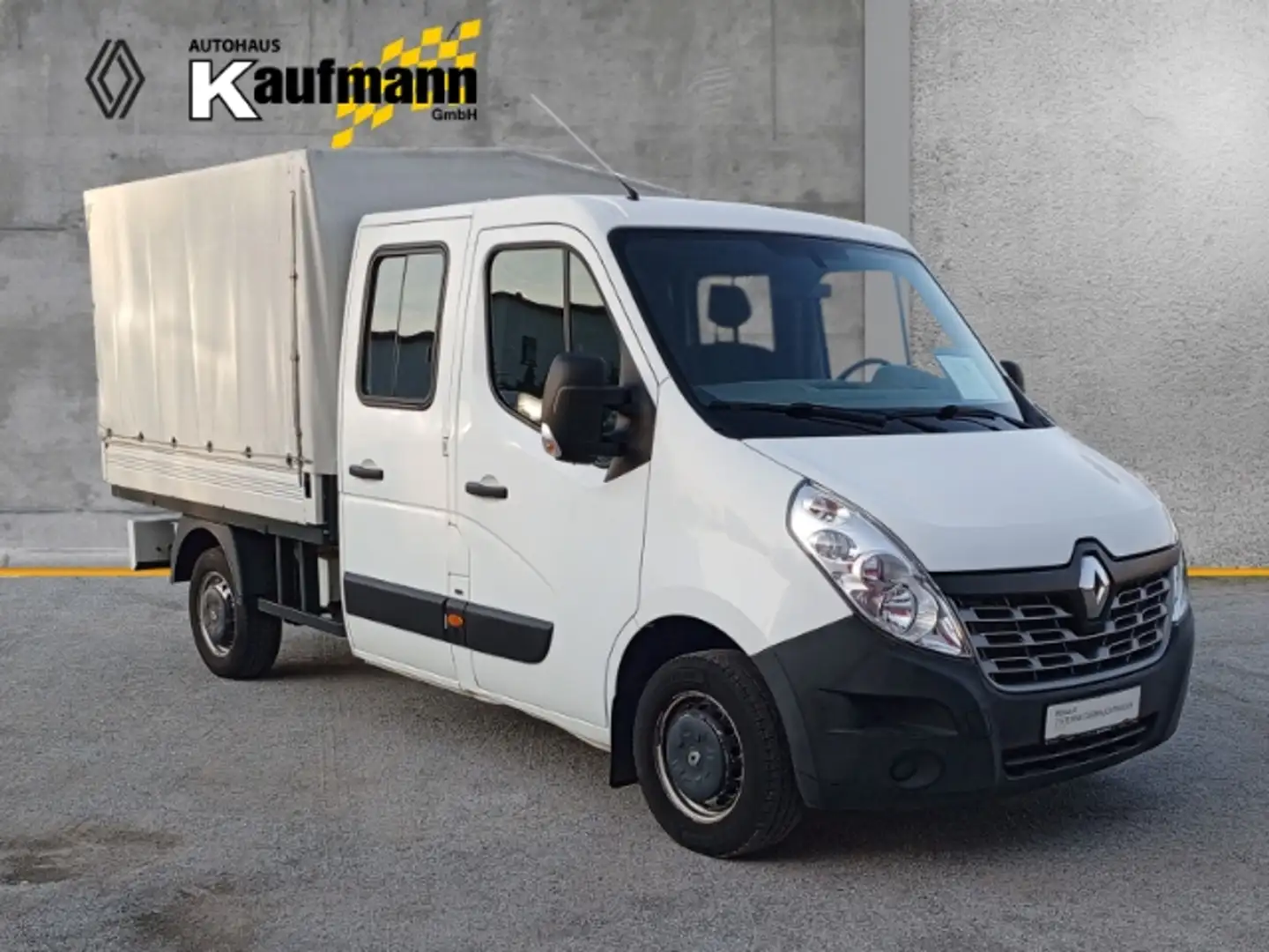 Renault Master DoKa Pritsche+Plane L2H1 3,5t KLIMA Weiß - 2