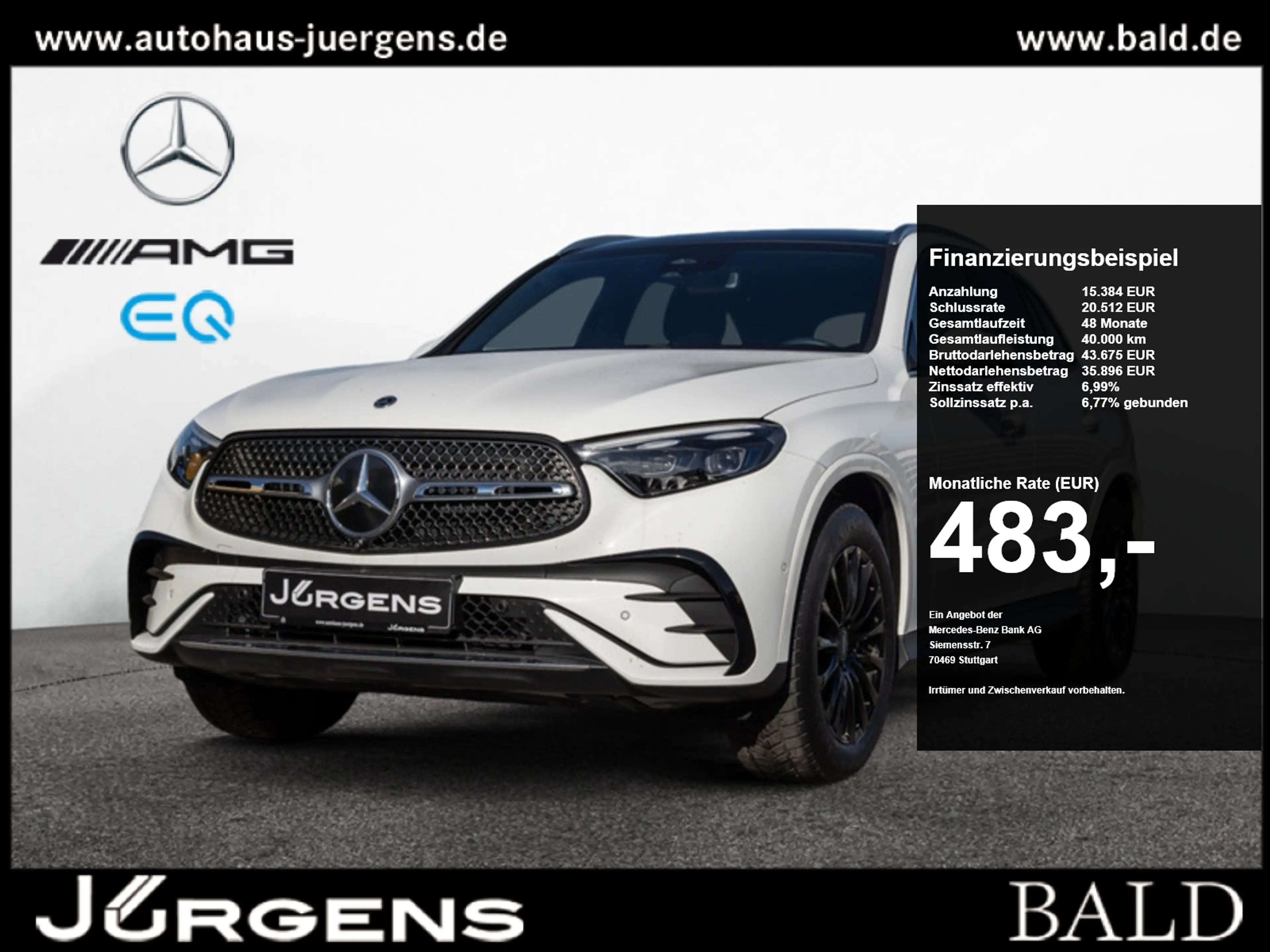 Mercedes-Benz GLC 220 d 4M AMG-Sport/DIGITAL/360/Pano/AHK/Memo