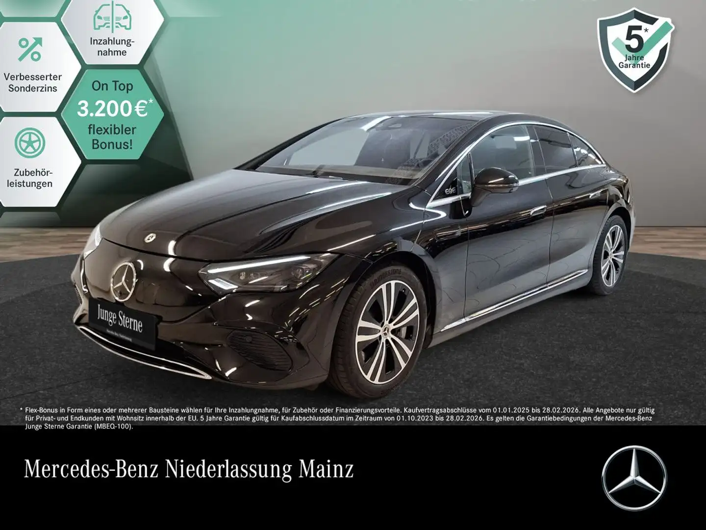 Mercedes-Benz EQE 350 Avantgarde Fahrass WideScreen Burmester TV Schwarz - 1