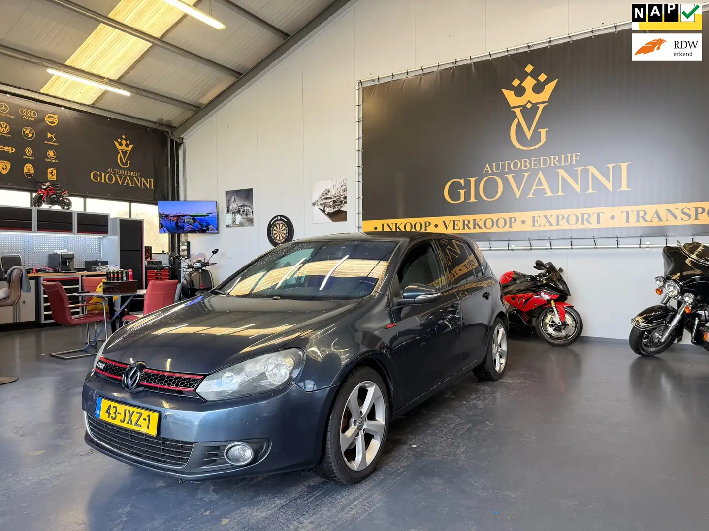 Volkswagen Golf GTI 1.4 TSI Highline uitvoering inruil mogelijk Blauw - 1