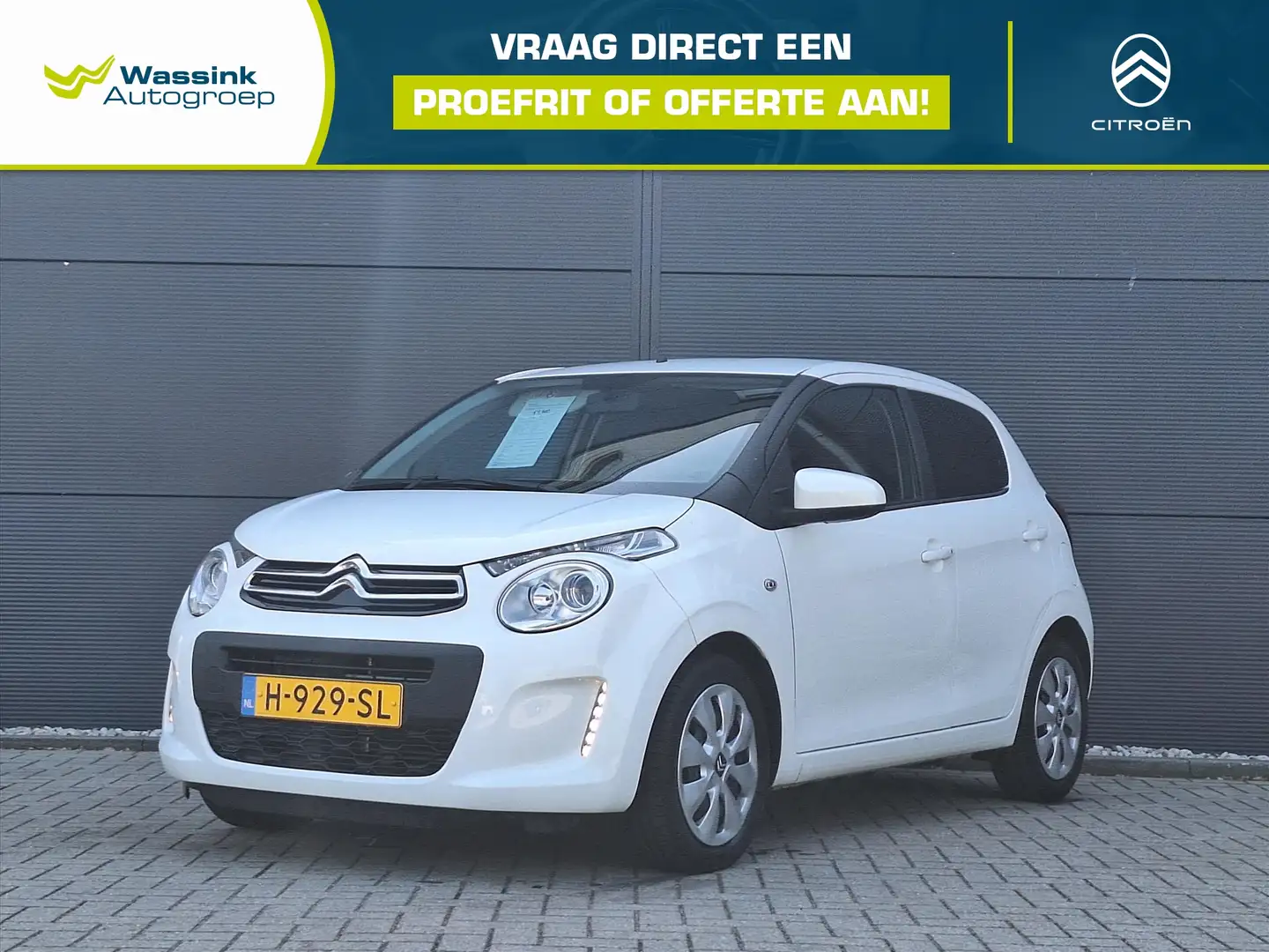 Citroen C1 1.0 VTi 72PK S&S 5D Feel | Airco met 20000 KM ! Fi Weiß - 1