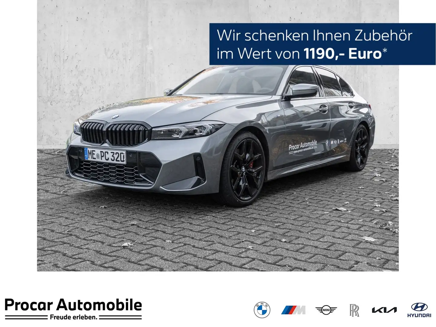 BMW 320 i M Sport CC RFK NAVI. LED HiFi PDC V+H Gri - 1