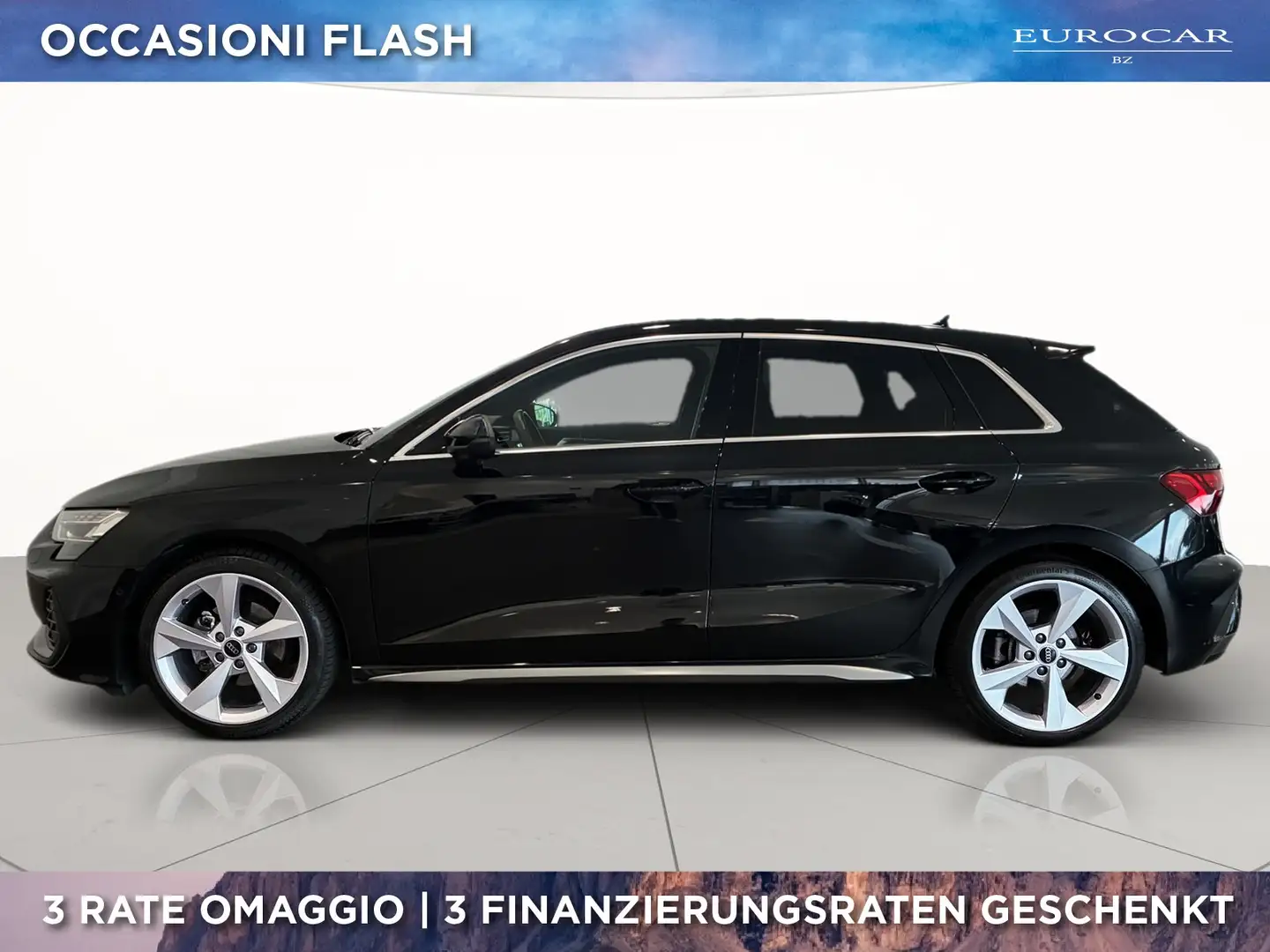 Audi A3 sportback 35 2.0 tdi s line edition s-tronic Noir - 2