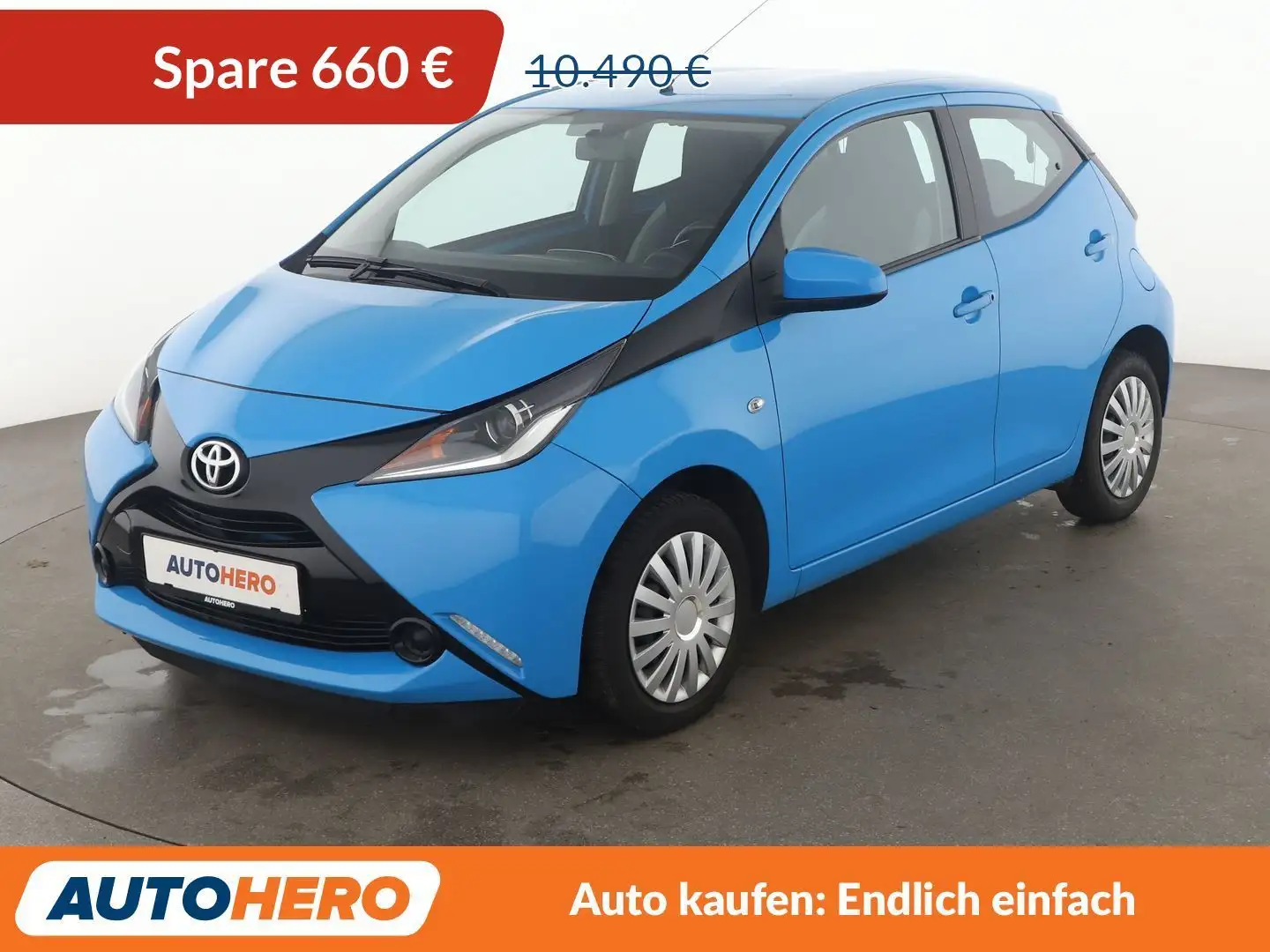 Toyota Aygo 1.0 X-Play Aut.*KLIMA*BLUETOOTH* Blau - 1