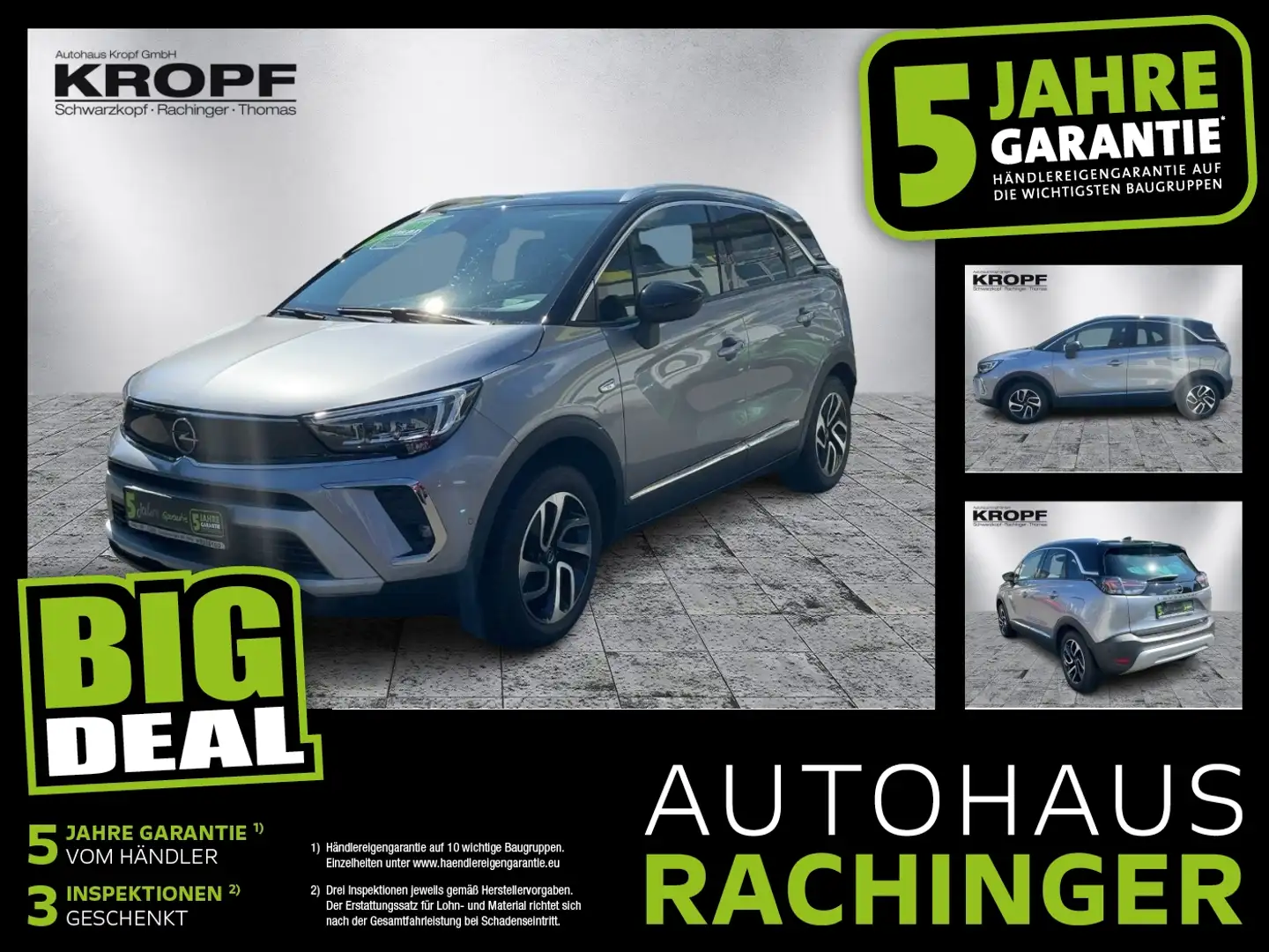 Opel Crossland 1.2 Turbo Ultimate FLA HUD ParkAss. Gris - 1