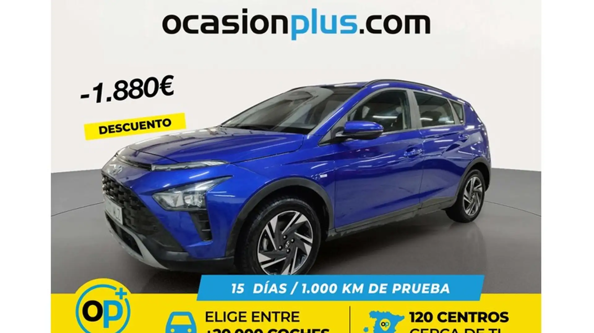 Hyundai BAYON 1.0 TGDI 48V Maxx Bleu - 1